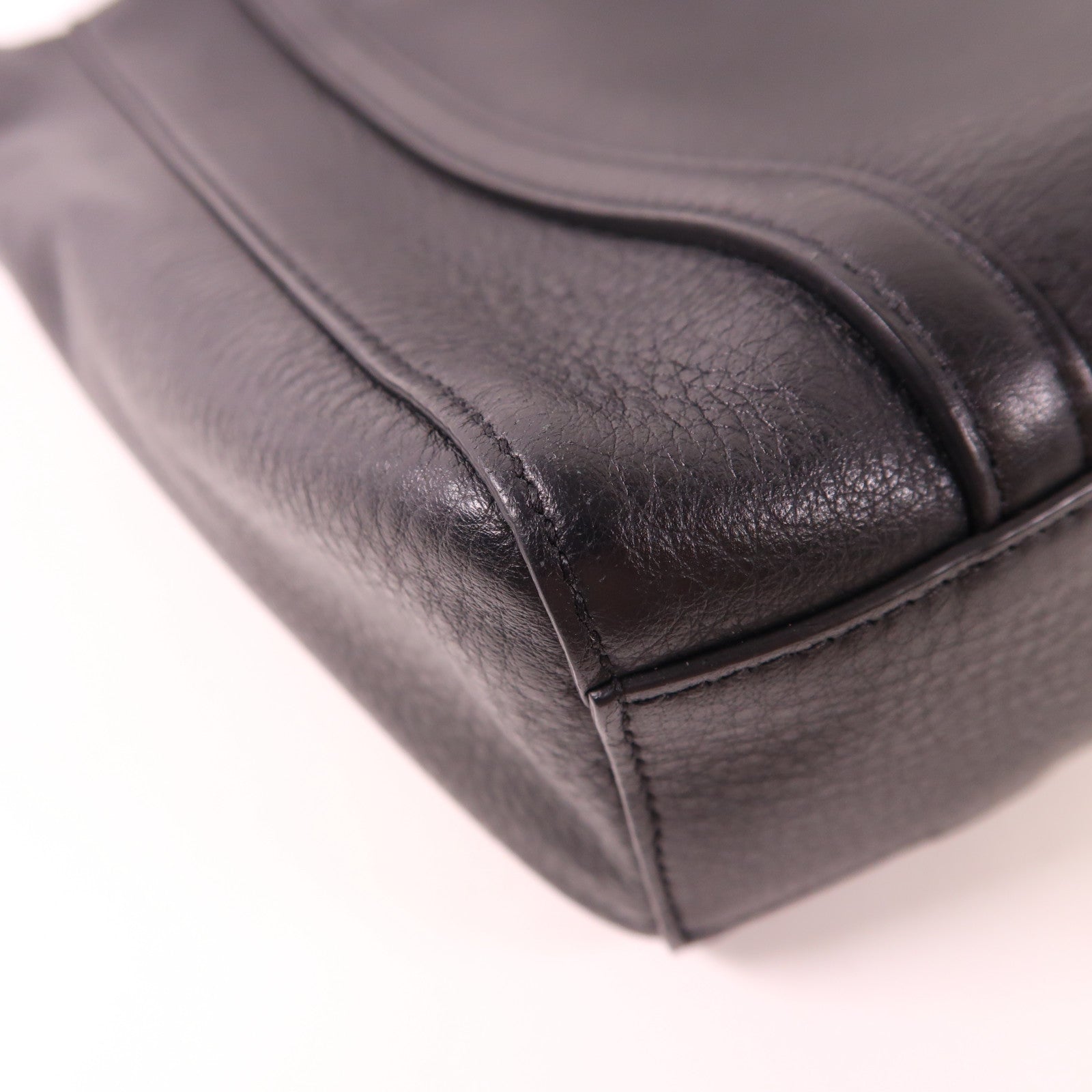 BALENCIAGA 2 Way Shoulder Bag 551815 Calfskin Leather Black
