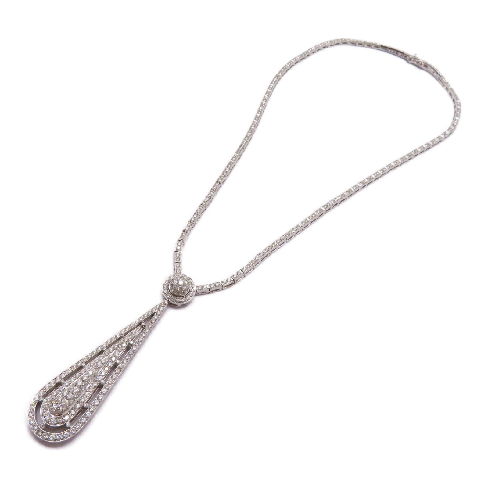 JEWELRY 18K白金Diamond Necklace 6.30ct鑽石項鍊