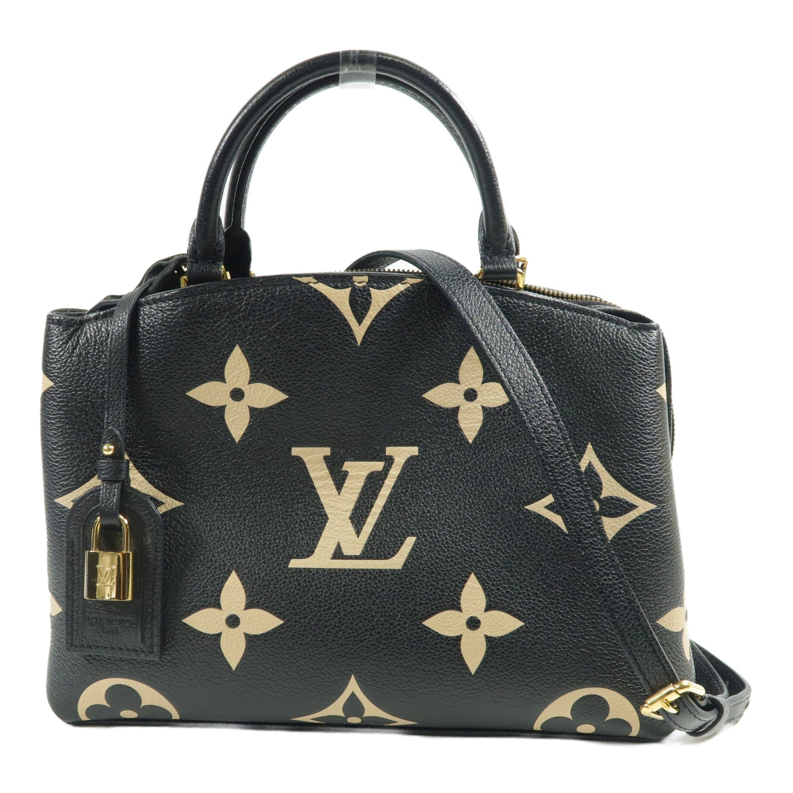 LOUIS VUITTON 【激減優惠】Monogram/Empreinte Petit Palais金扣手挽肩背兩用袋