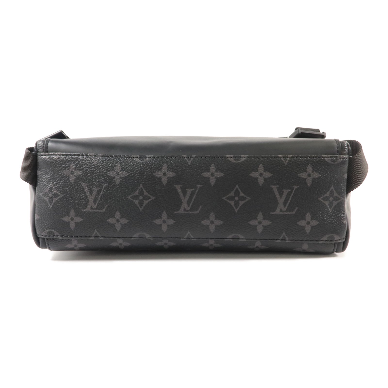 LOUIS VUITTON Monogram Eclipse Messenger PM Voyager銀扣肩背袋