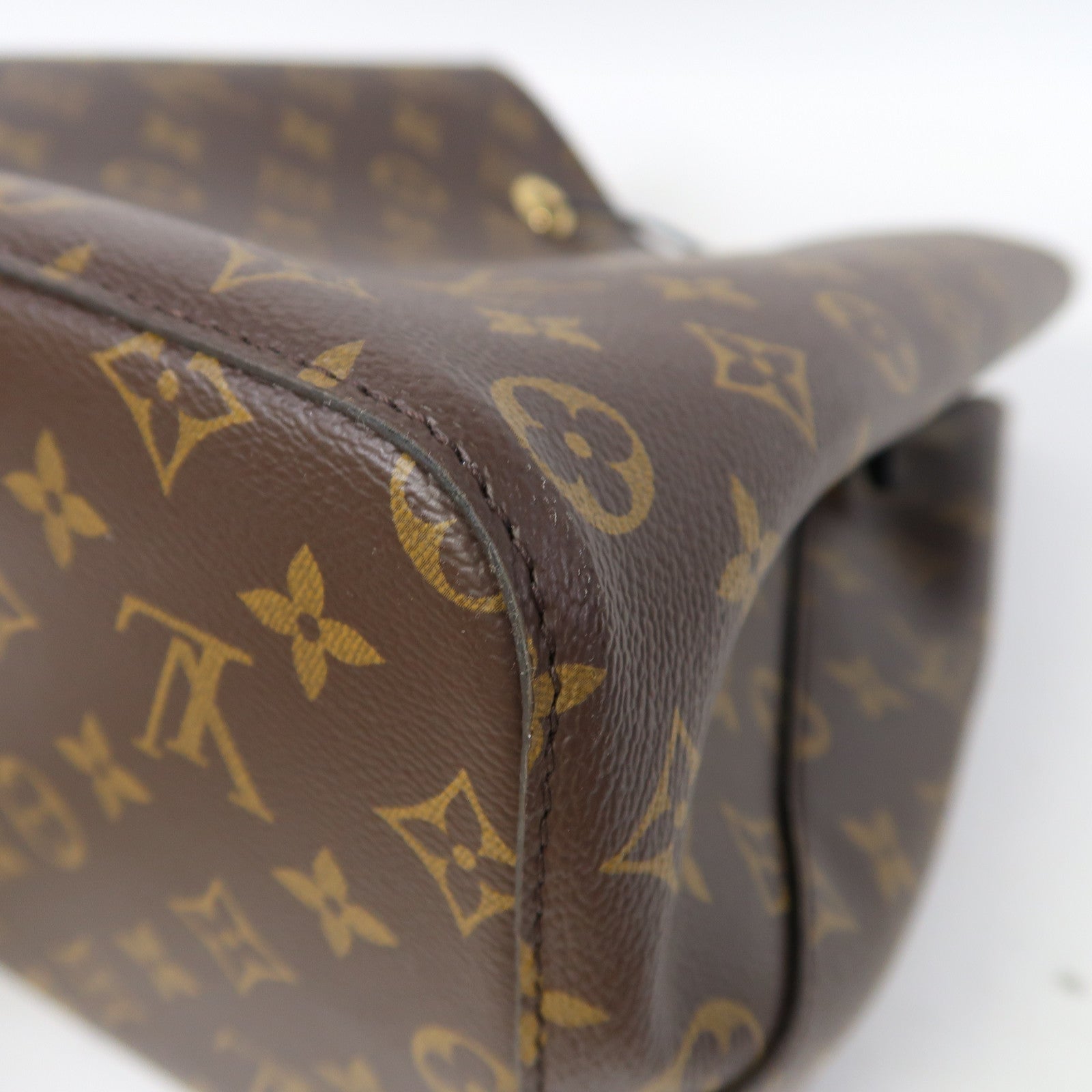 LOUIS VUITTON Monogram Neo Noe MM金扣肩背袋啡色