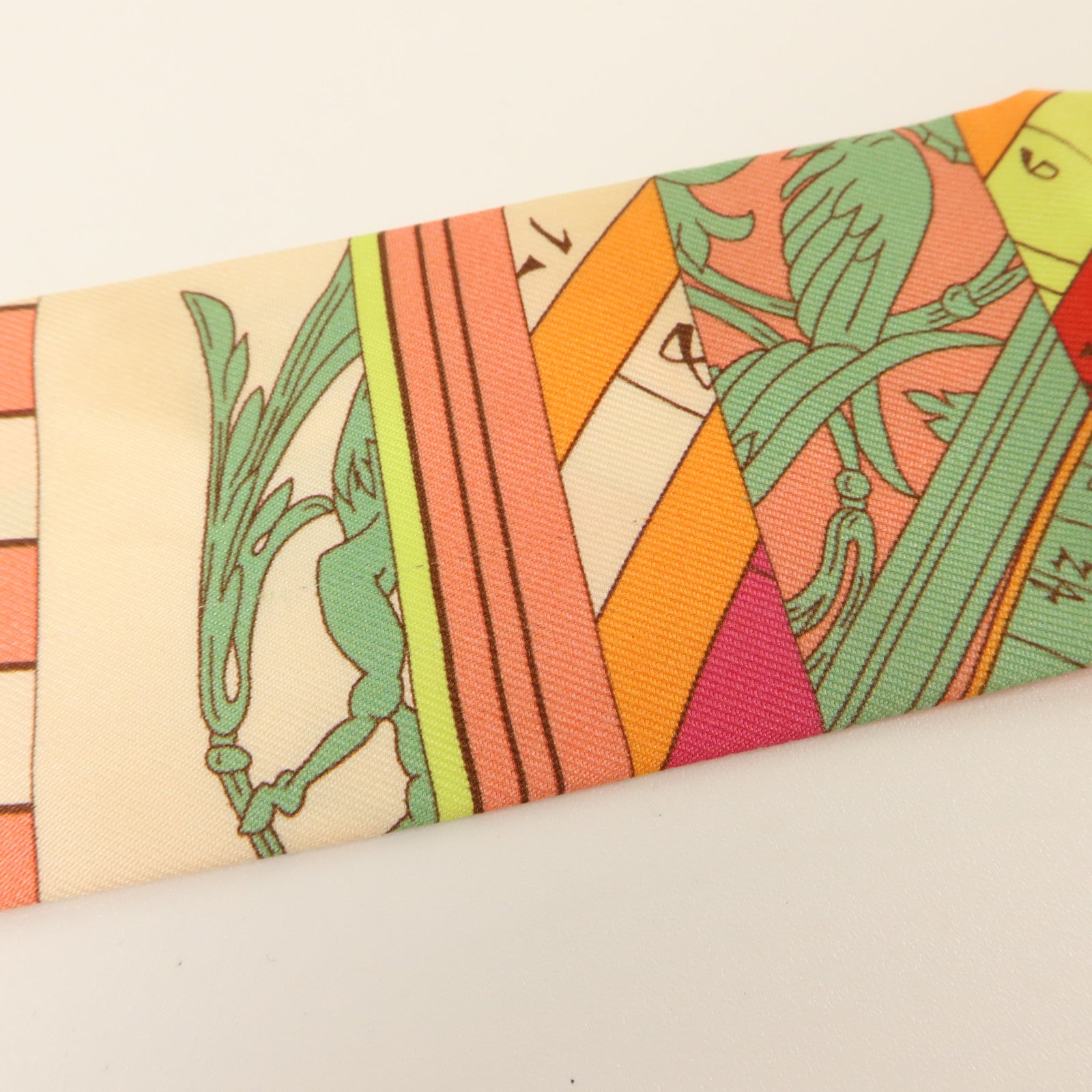 HERMES 絲質Twilly絲巾