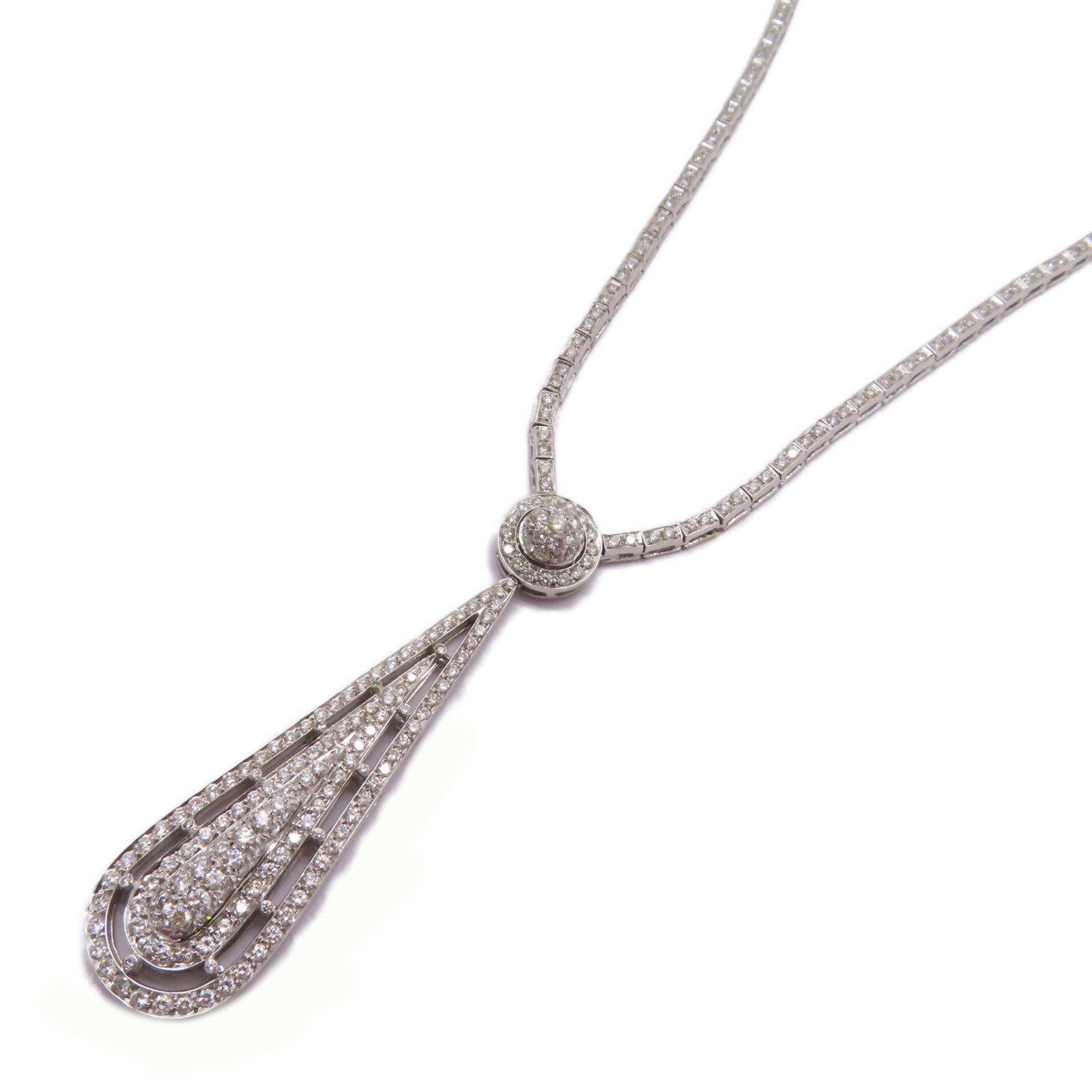 JEWELRY 18K白金Diamond Necklace 6.30ct鑽石項鍊