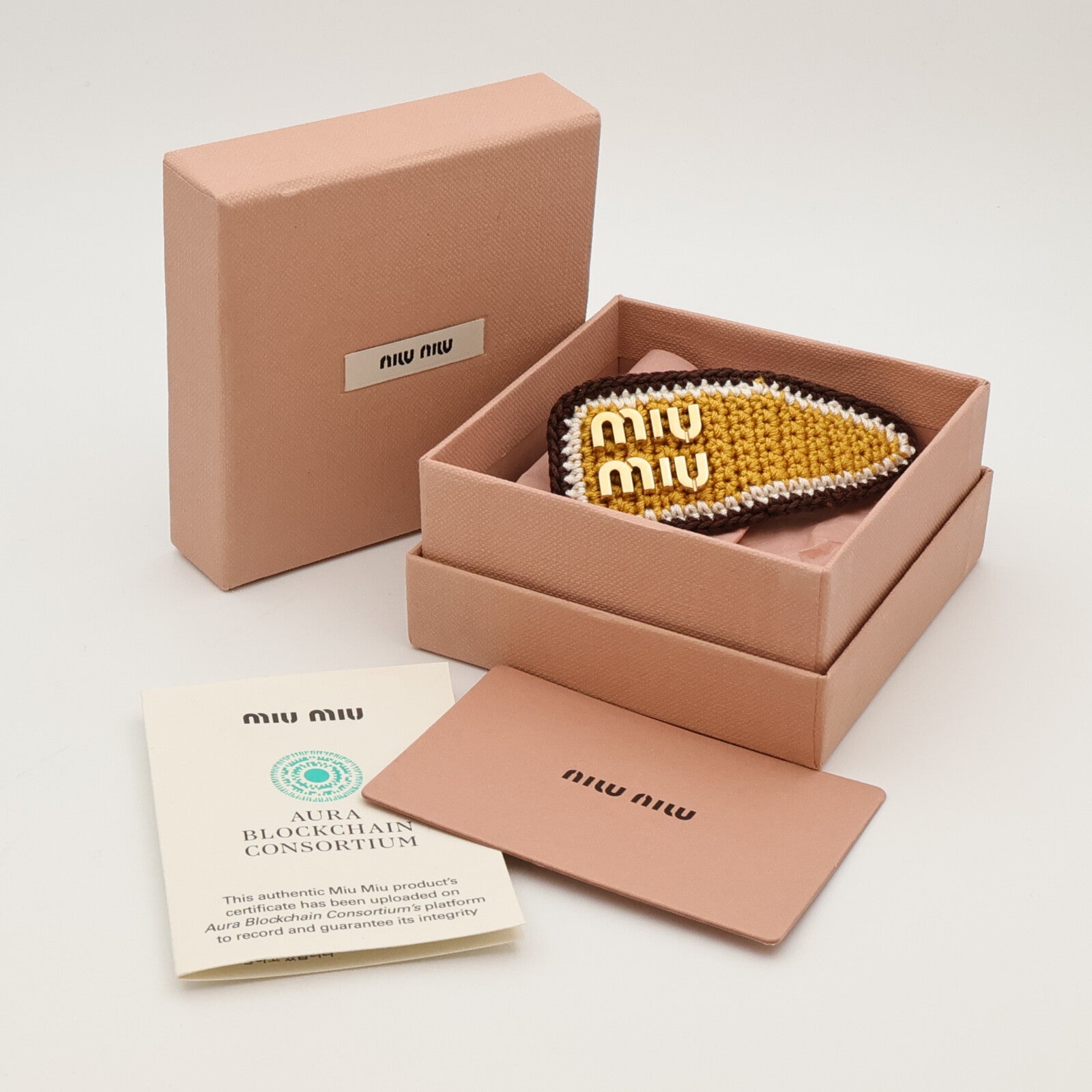 Miu Miu 棉布Hair Clip髮夾