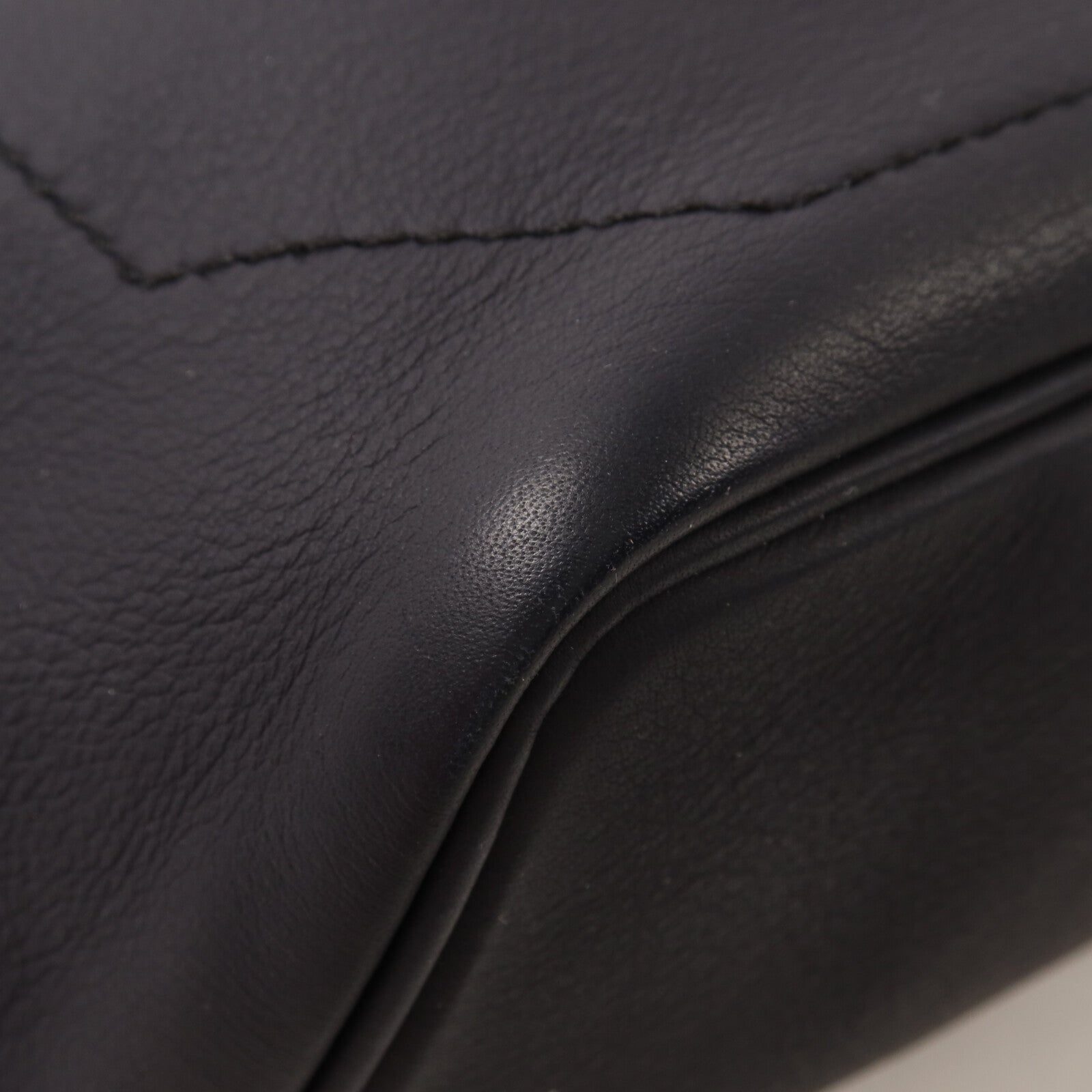 HERMES Evercolor皮革Sac Slide Cross肩背袋Bleu Nuit
