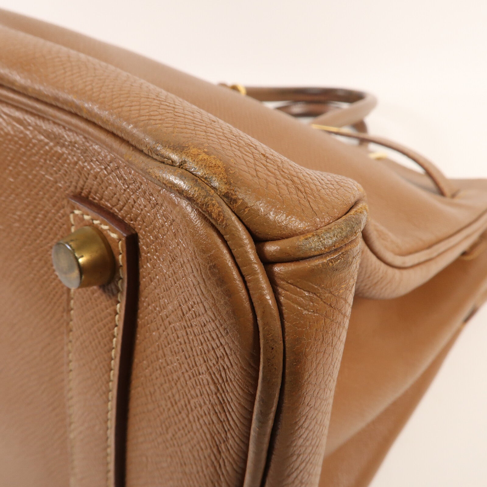HERMES Epsom皮革Birkin 35金扣手挽袋Gold