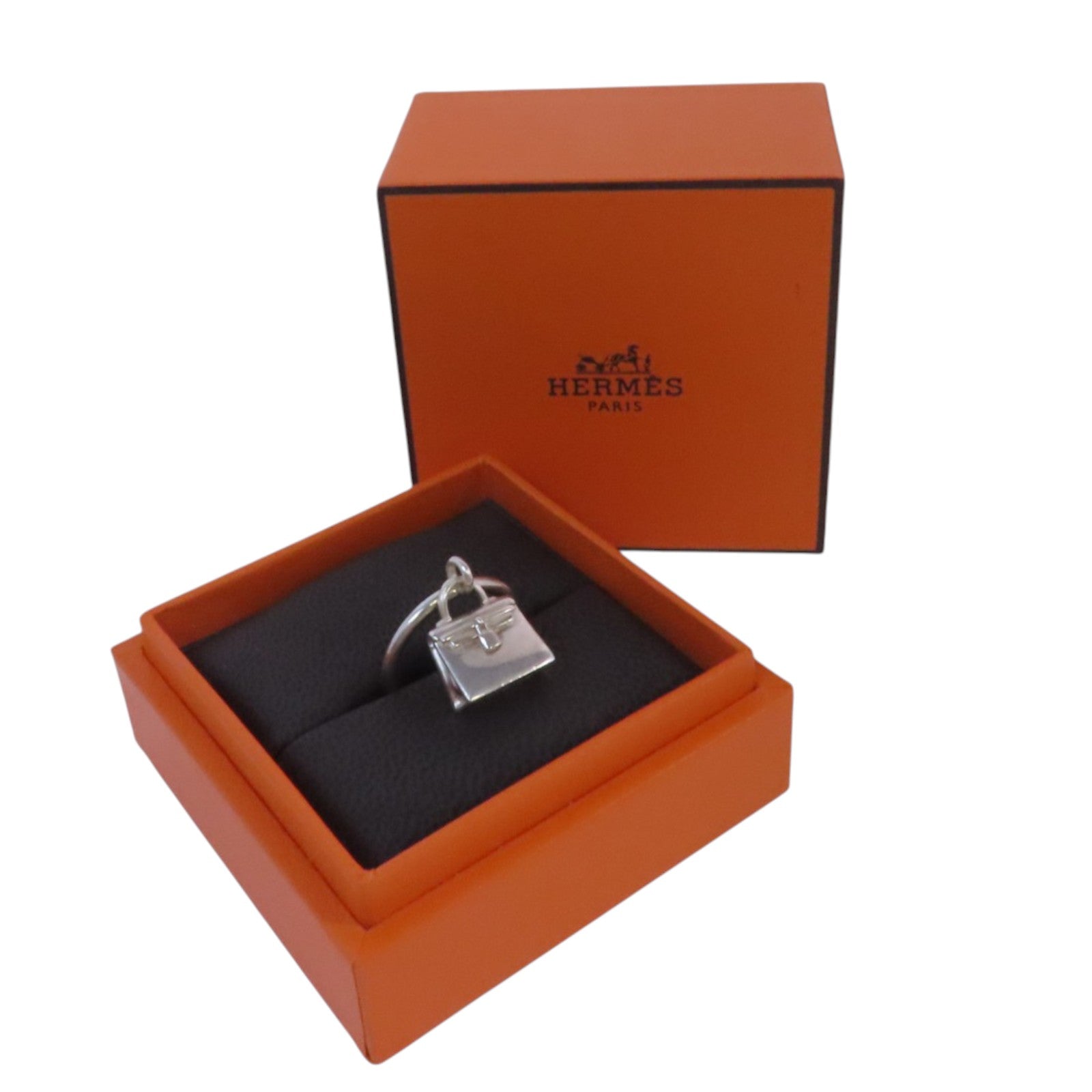 HERMES 925純銀Amulettes Kelly Ring戒指#54/US#6.5