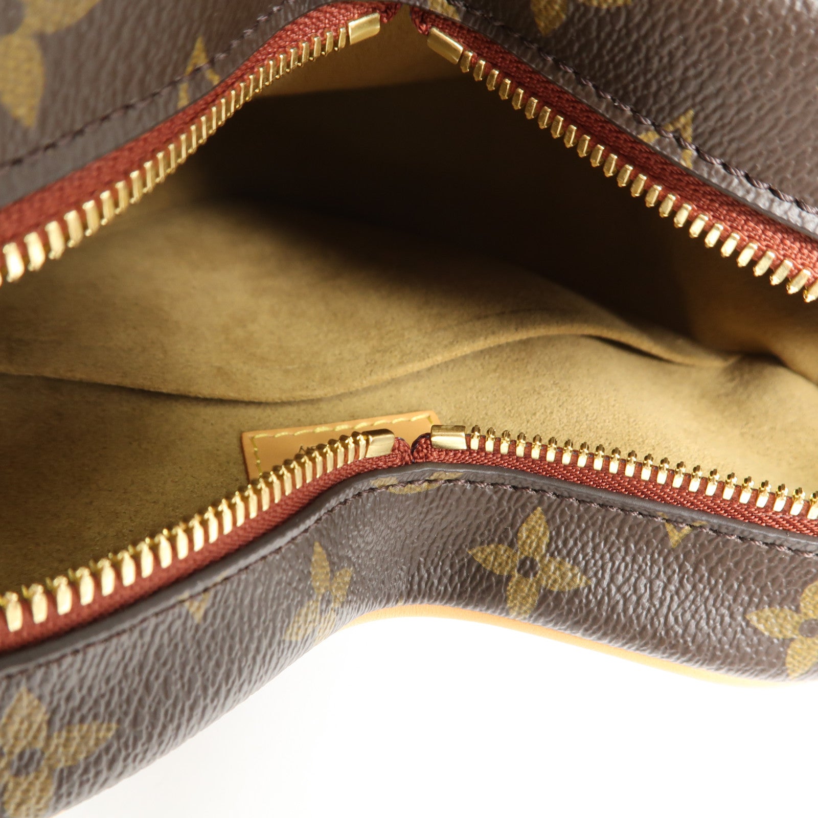 LOUIS VUITTON Monogram Game On Coeur金扣肩背袋棕色