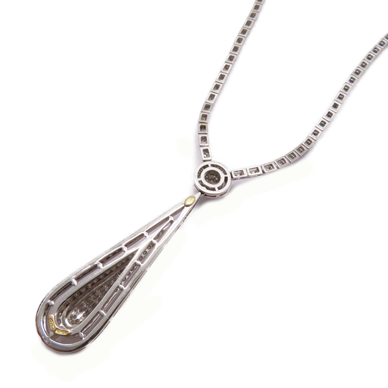 JEWELRY 18K白金Diamond Necklace 6.30ct鑽石項鍊