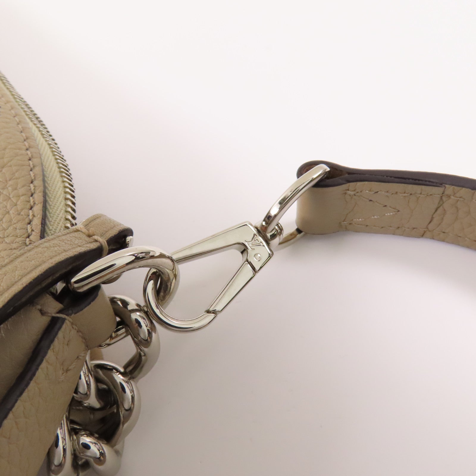 LOUIS VUITTON Mahina Babylon Chain BB銀扣手挽肩背兩用袋