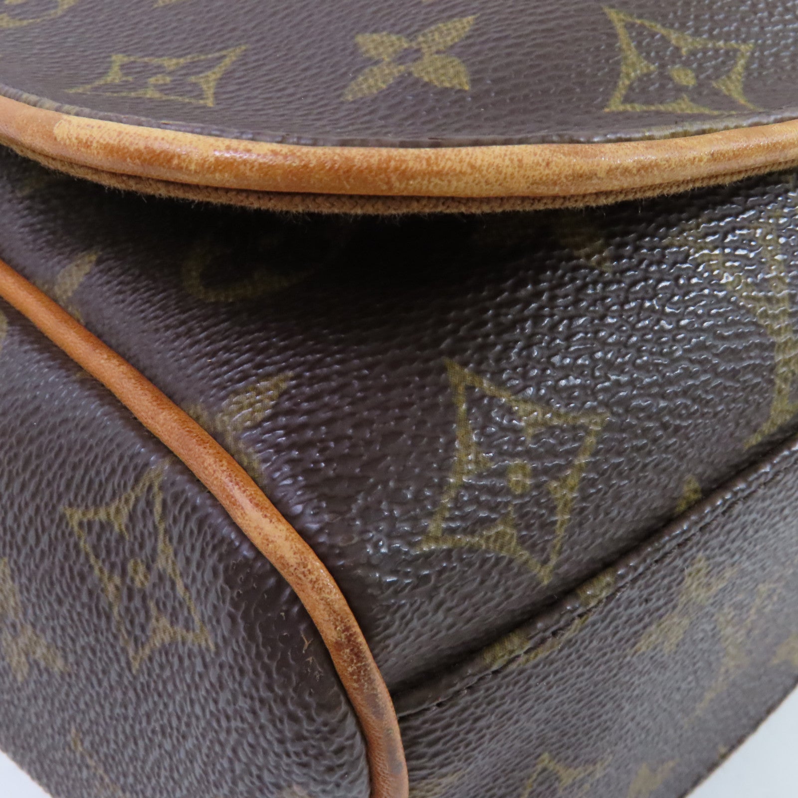 LOUIS VUITTON Monogram Abbeses Shoulder Bag金扣肩背袋啡色