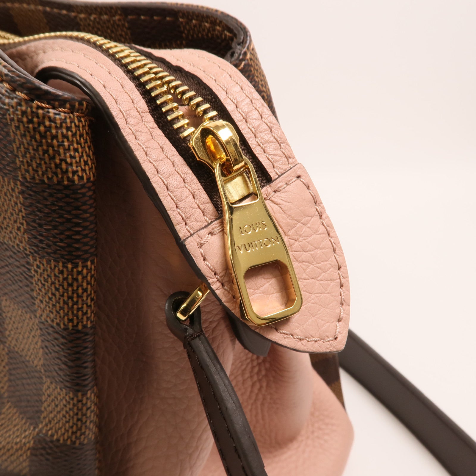 LOUIS VUITTON Damier Normandy金扣手挽肩背兩用袋