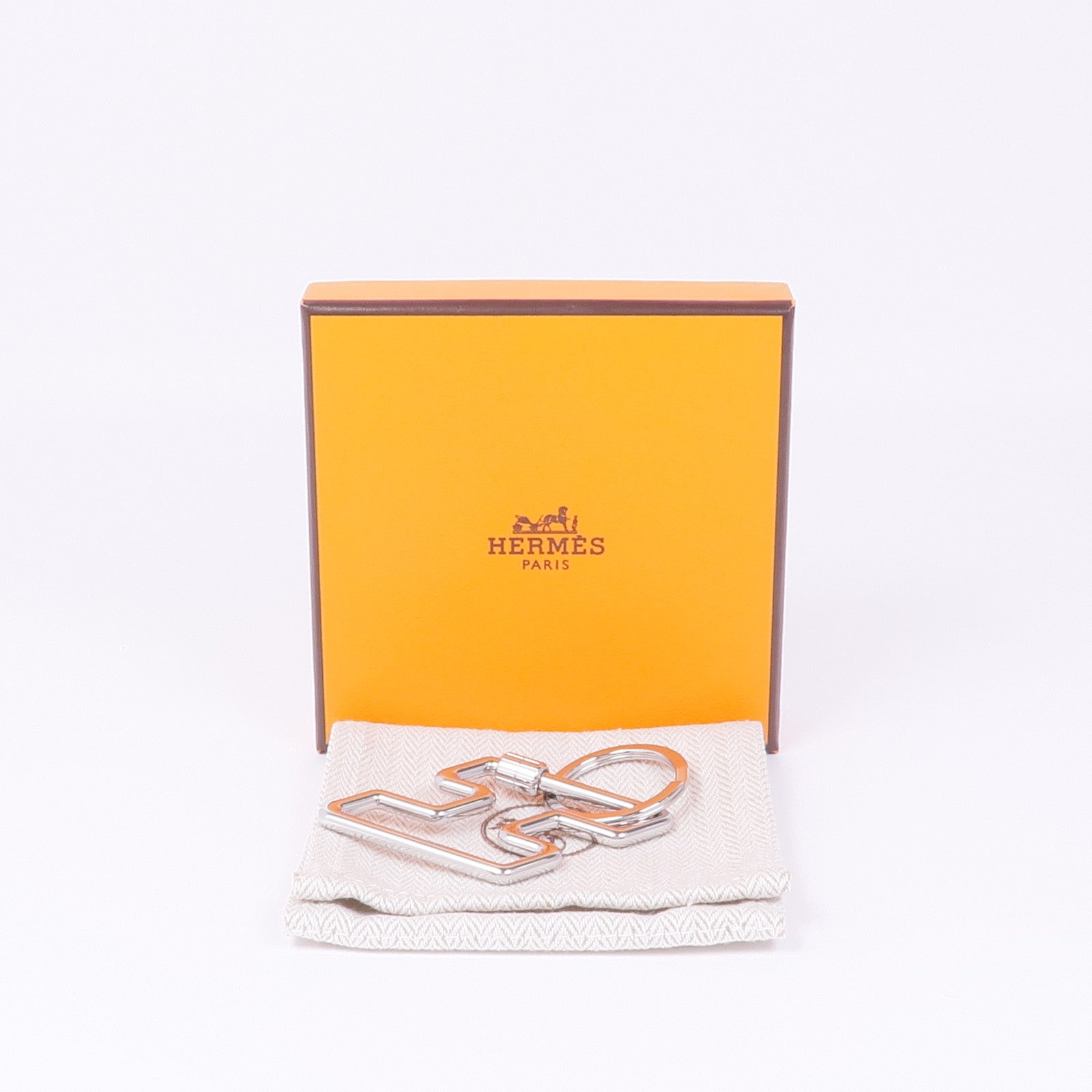 HERMES 【激減優惠】金屬H Too Speed Key Ring鑰匙圈