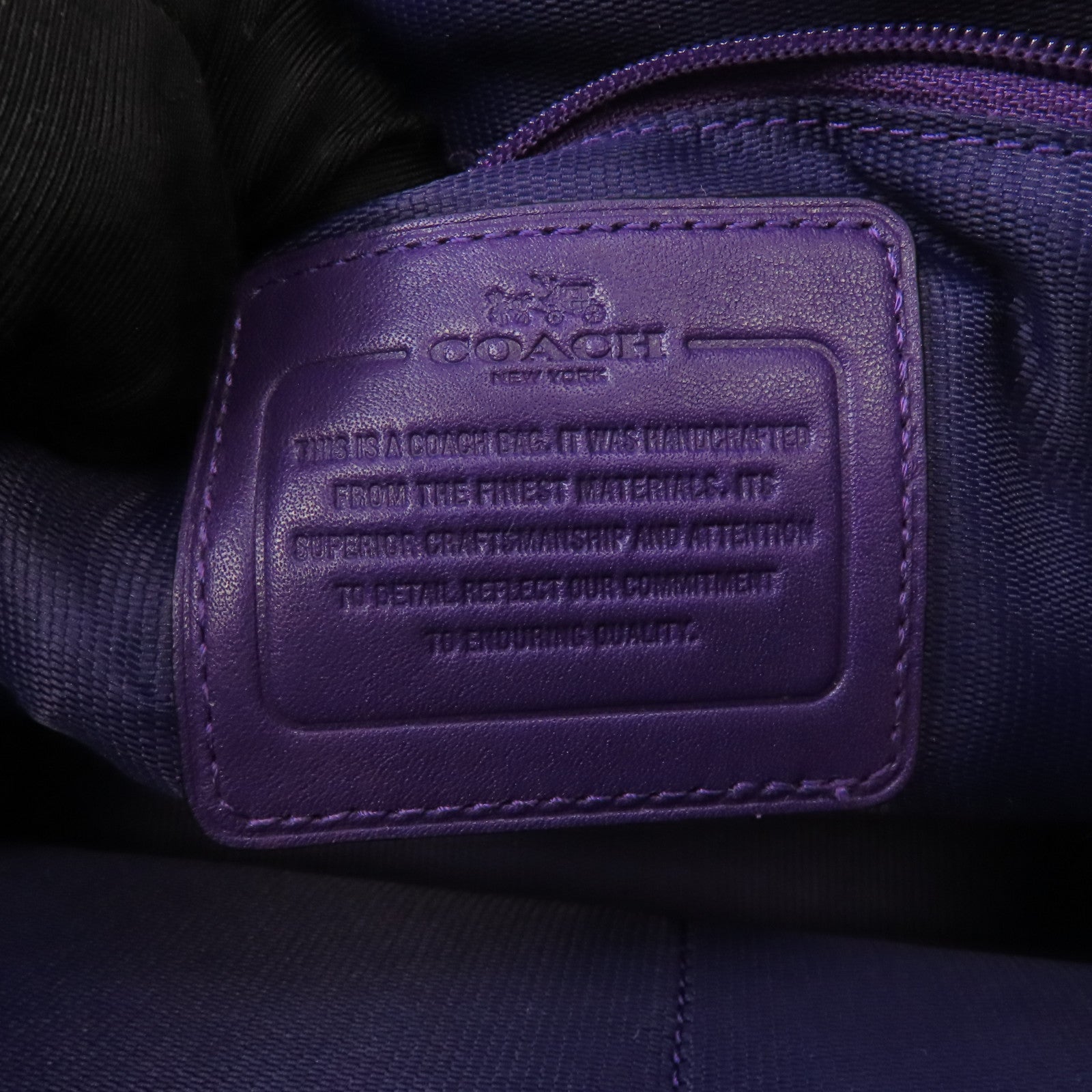 COACH 【激減優惠】帆布2way Shoulder Bag金扣手挽肩背兩用袋棕色