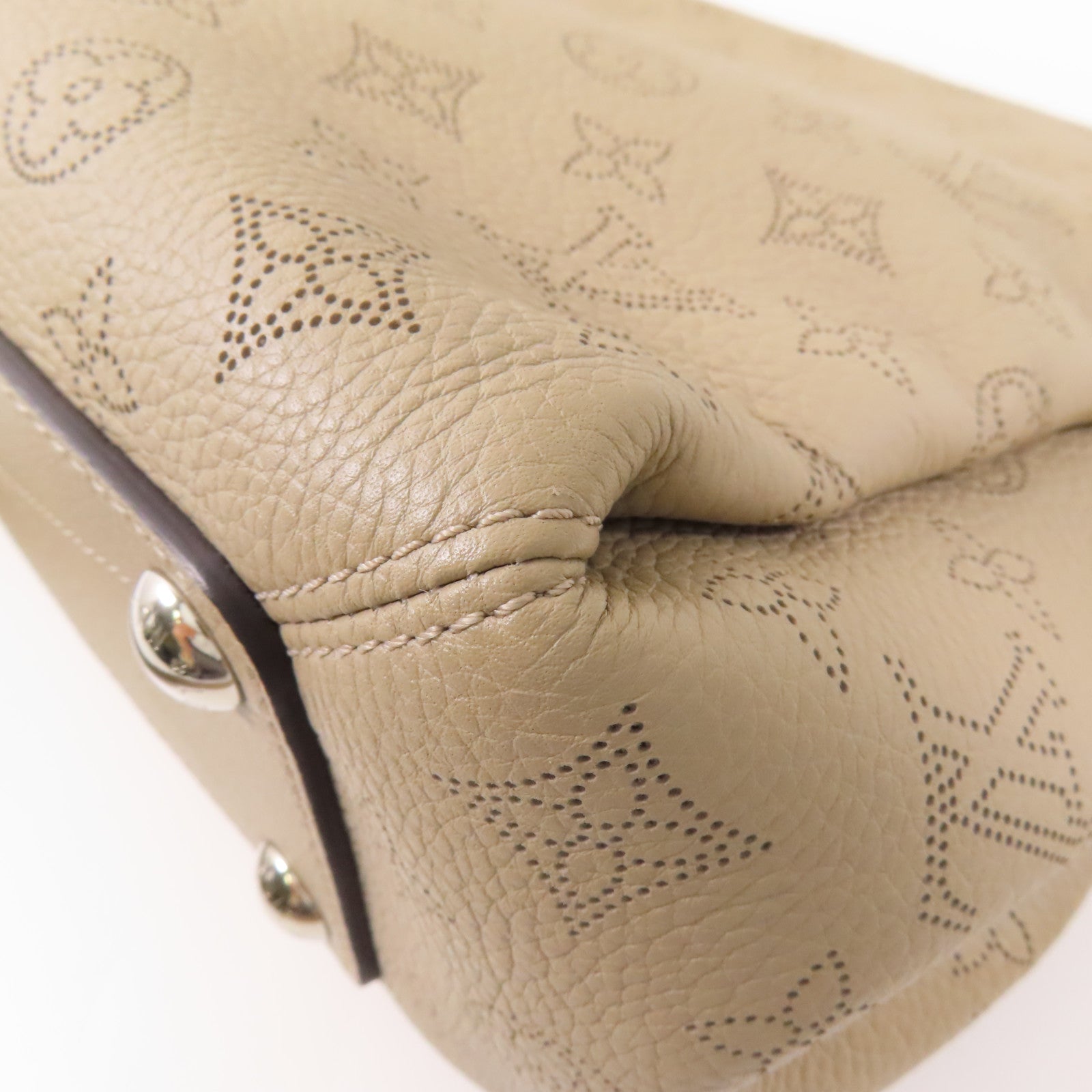 LOUIS VUITTON Mahina Babylon Chain BB銀扣手挽肩背兩用袋