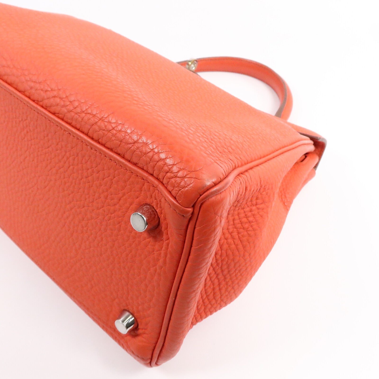 HERMES Togo皮革Kelly 28手挽肩背兩用袋Capucine