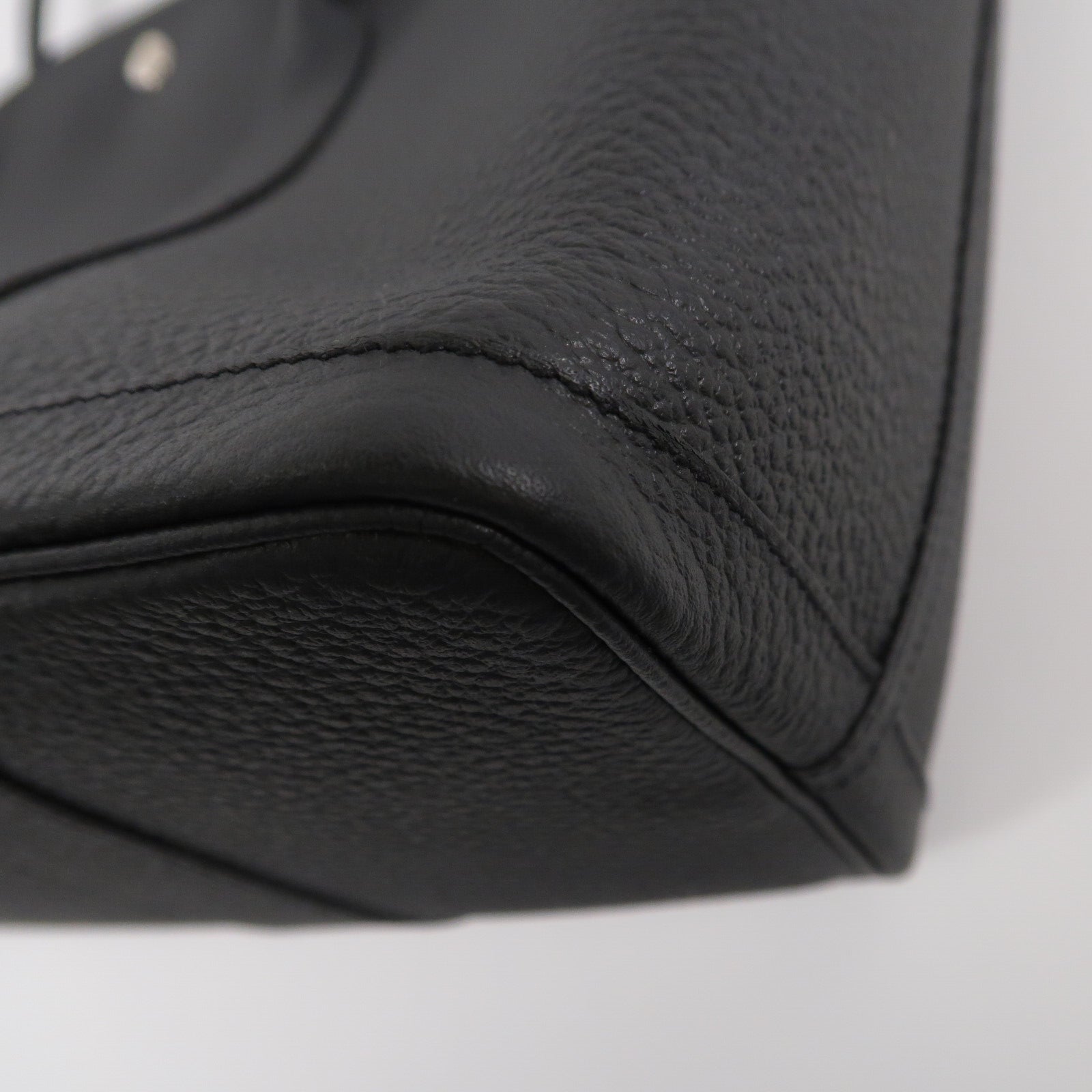 HERMES Country皮革Garden Party PM手挽袋Noir