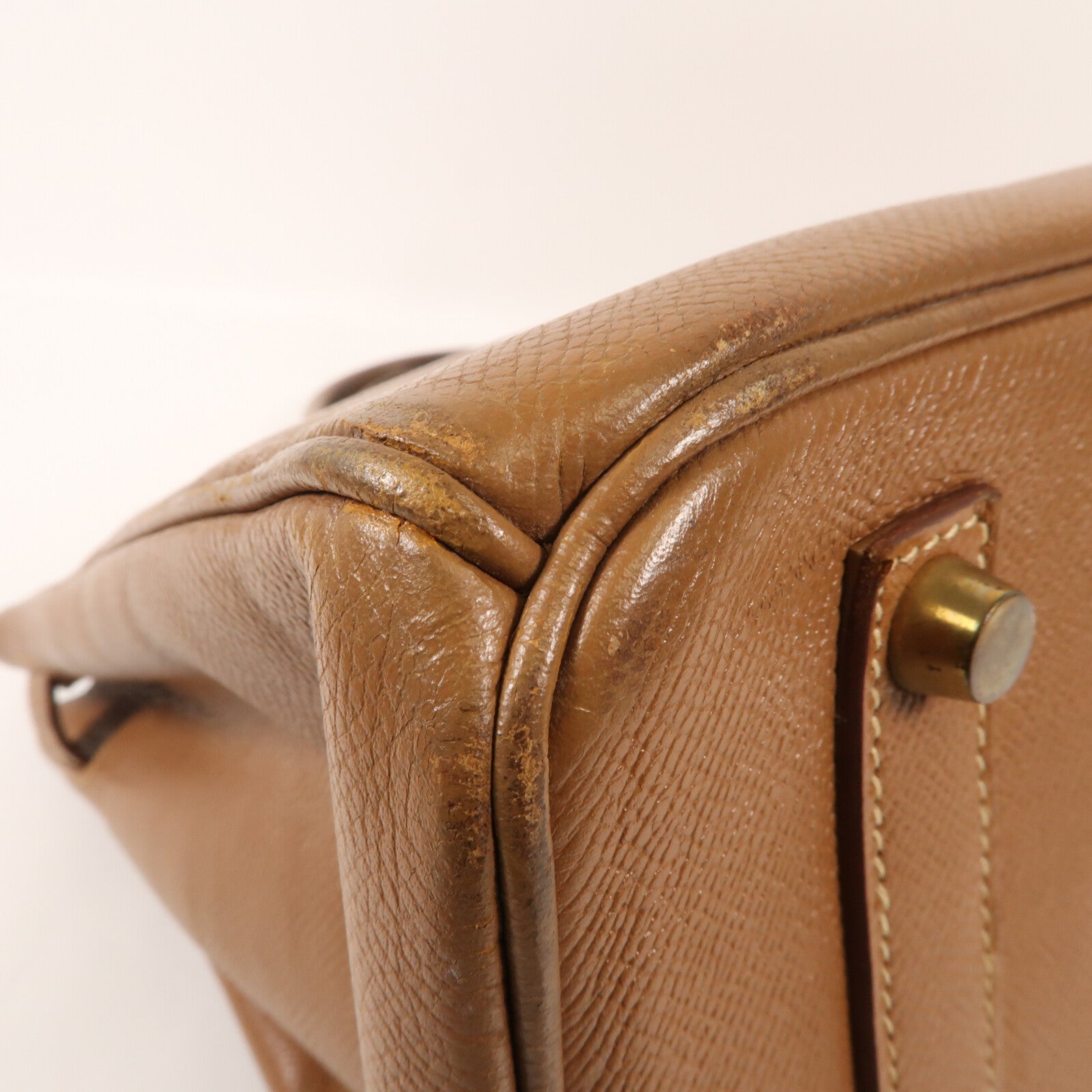 HERMES Epsom皮革Birkin 35金扣手挽袋Gold