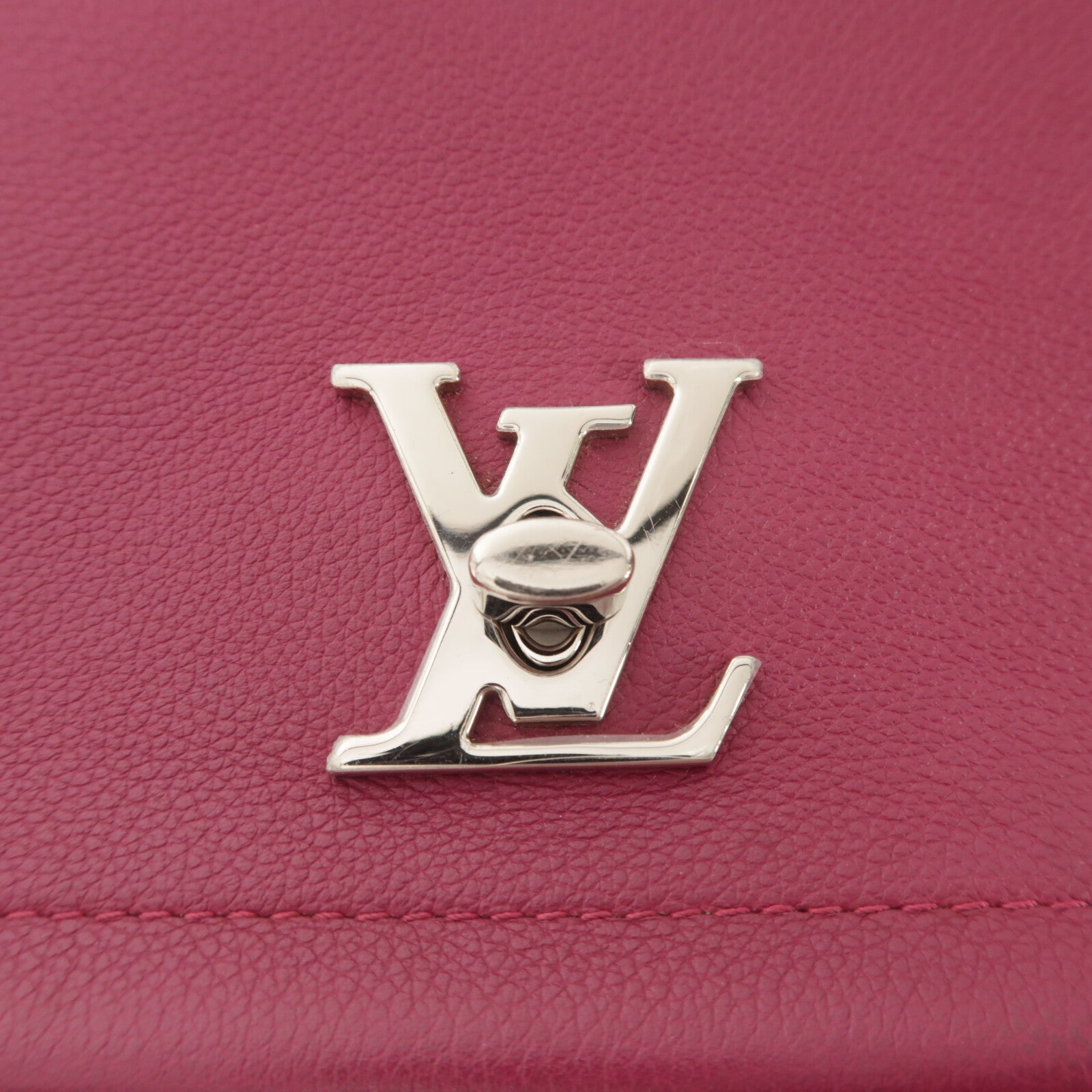 LOUIS VUITTON 牛皮皮革Lockme II BB鏈帶手挽肩背兩用袋