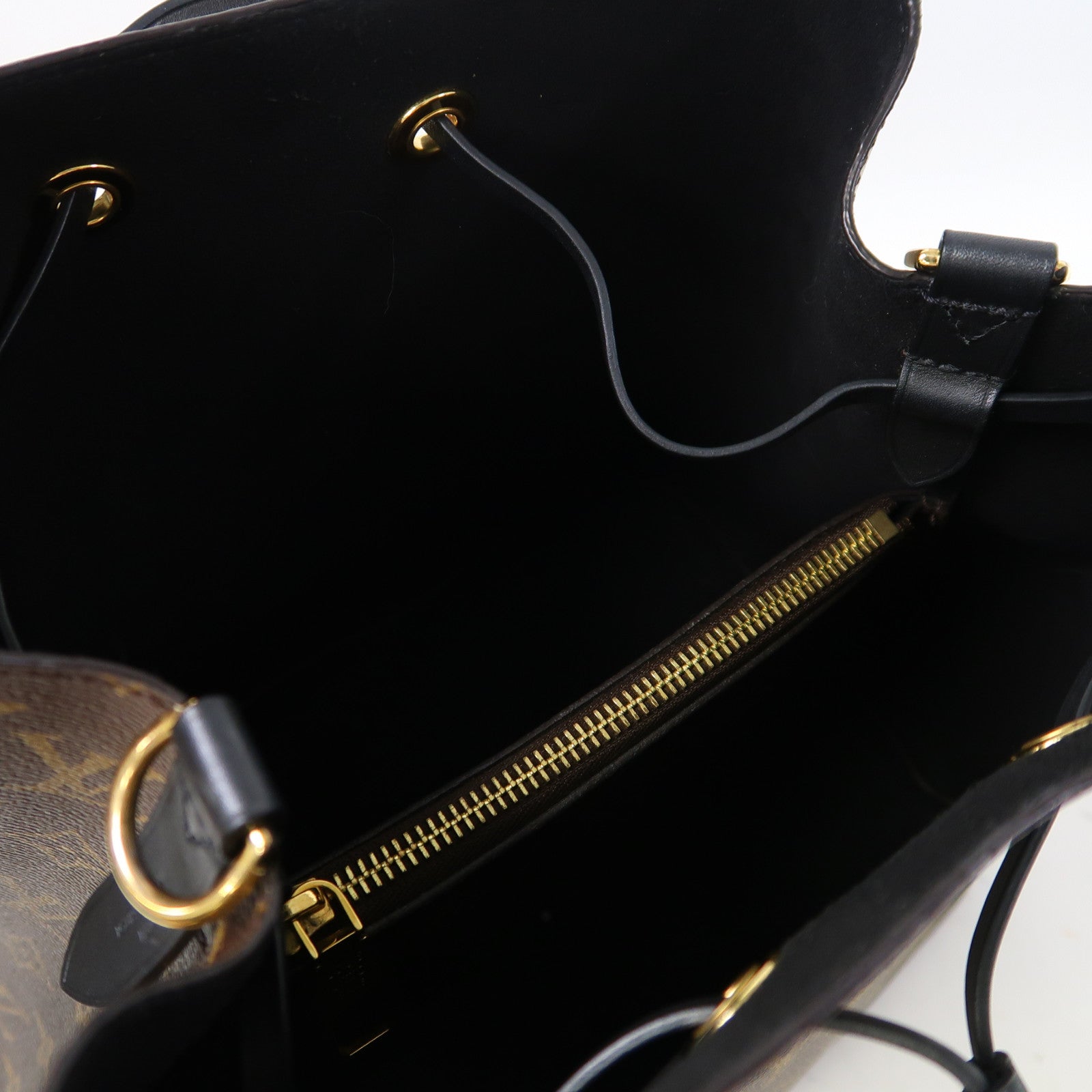 LOUIS VUITTON Monogram Neo Noe MM金扣肩背袋啡色