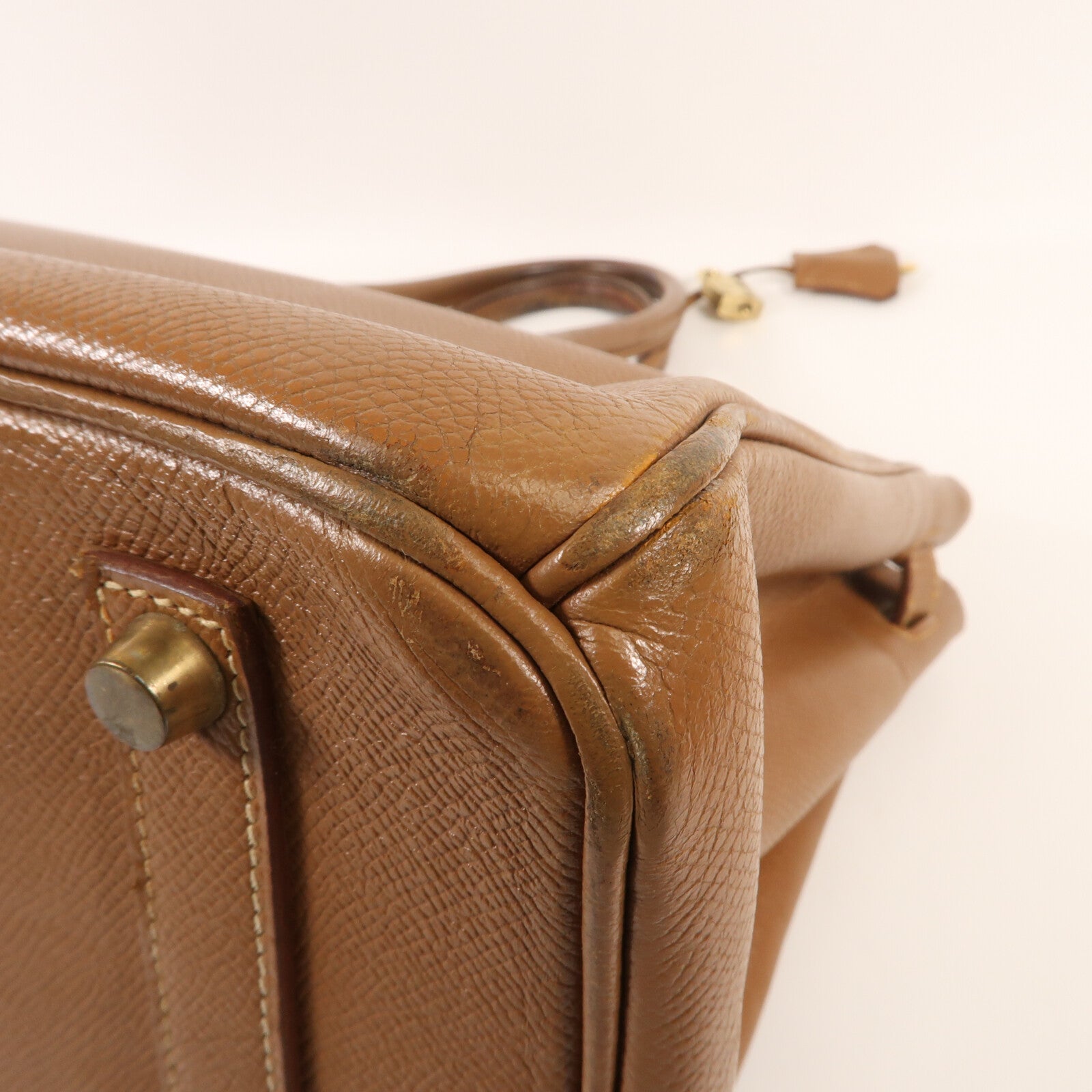 HERMES Epsom皮革Birkin 35金扣手挽袋Gold