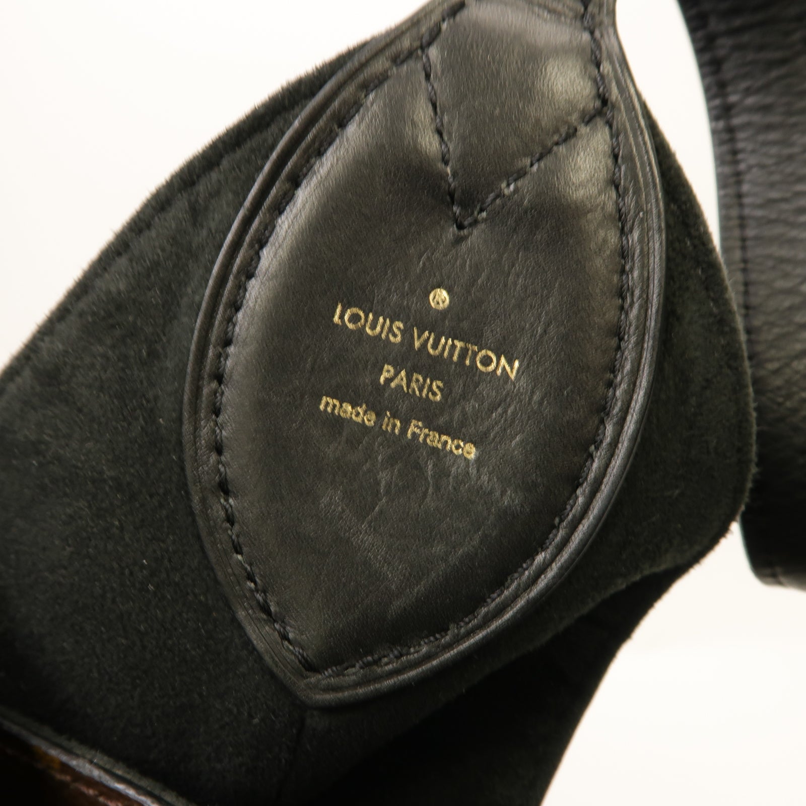 LOUIS VUITTON 【激減優惠】Monogram Flower Hobo金扣肩背袋啡色