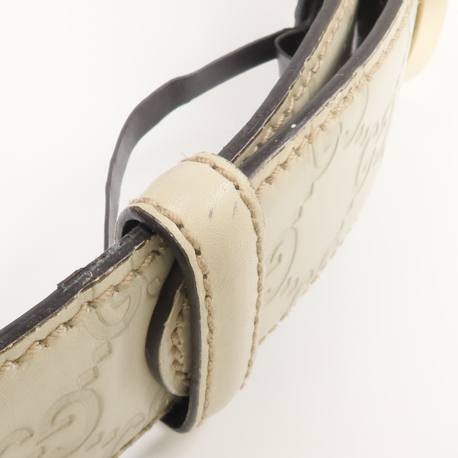 GUCCI 牛皮皮革Interlocking GG Belt皮帶