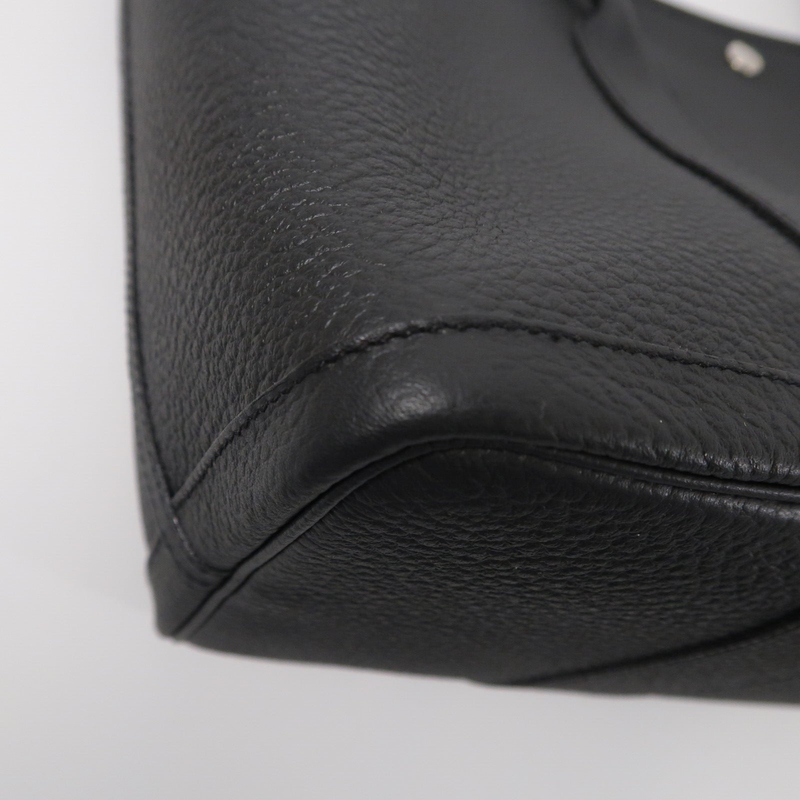 HERMES Country皮革Garden Party PM手挽袋Noir