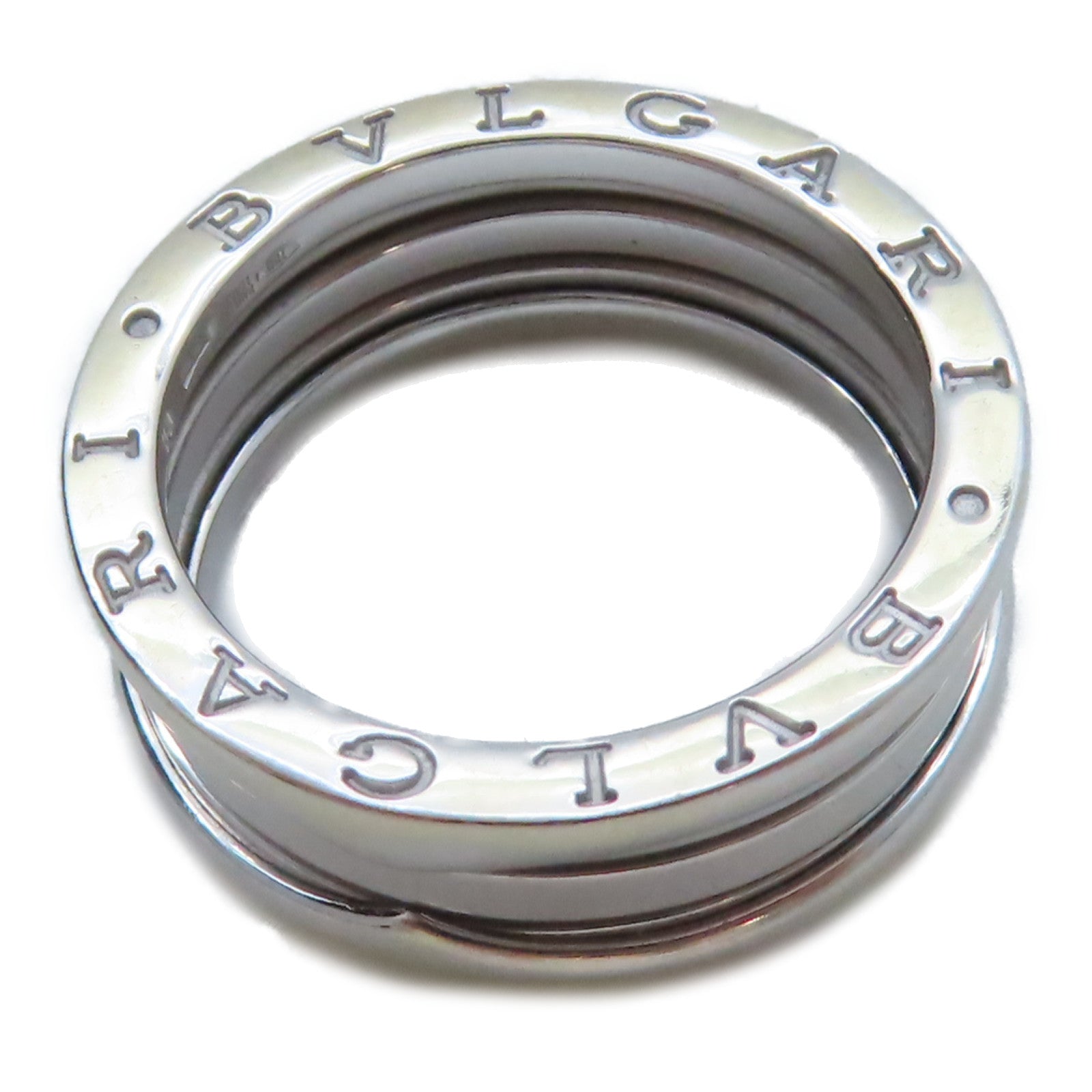 BVLGARI 18K白金B-zero1戒指US#8.5