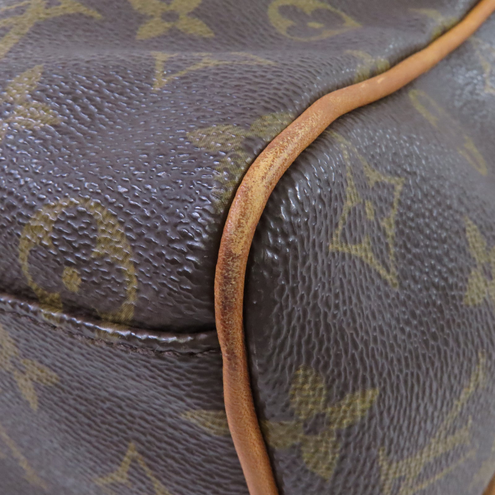 LOUIS VUITTON Monogram Abbeses Shoulder Bag金扣肩背袋啡色