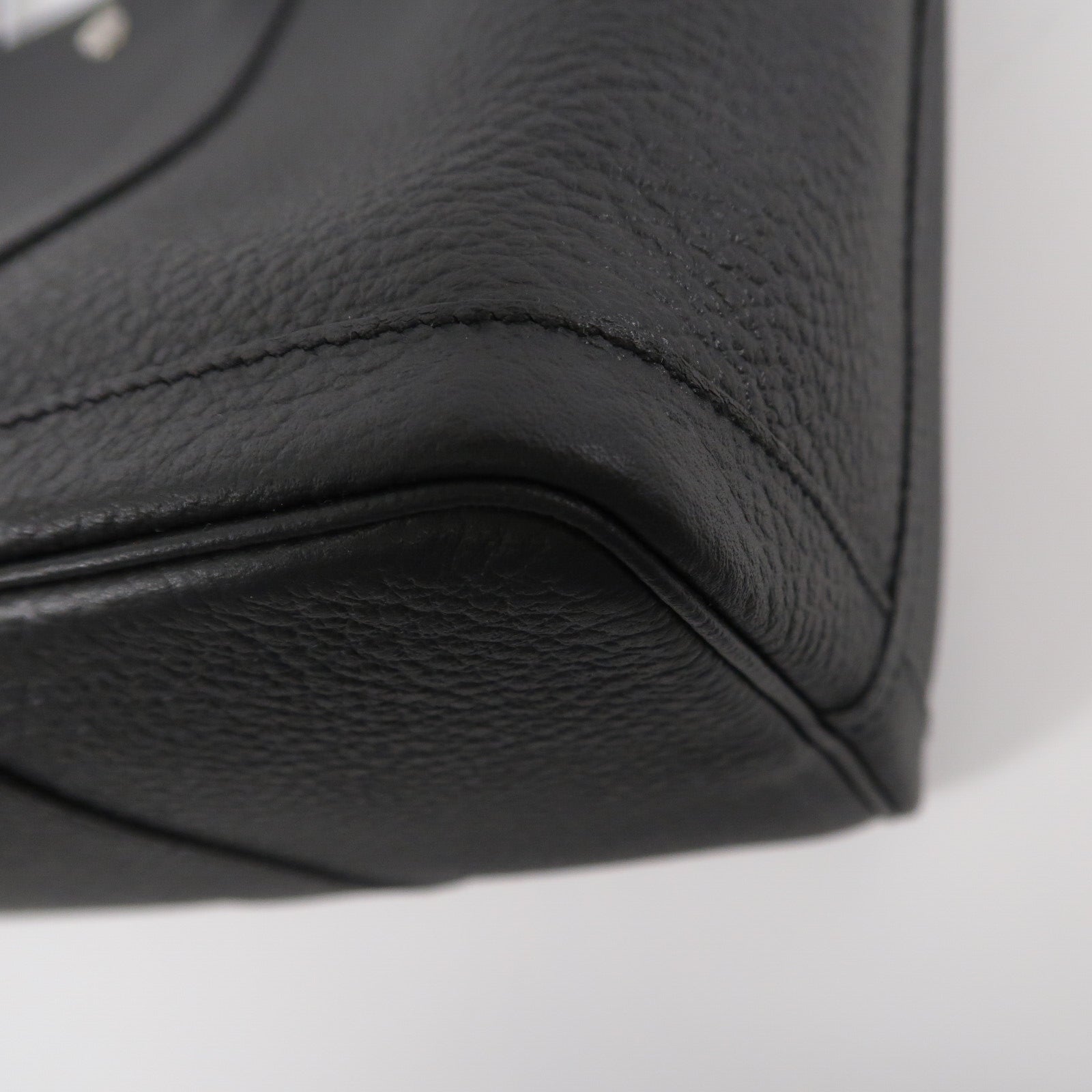 HERMES Country皮革Garden Party PM手挽袋Noir