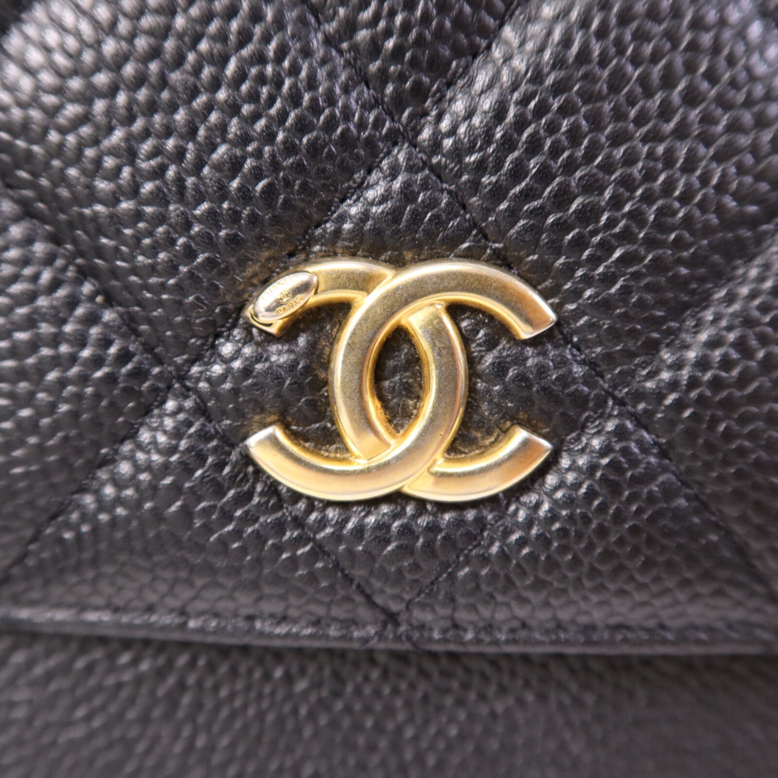 CHANEL 牛皮皮革Chain Shoulder Bag金扣鏈帶肩背袋