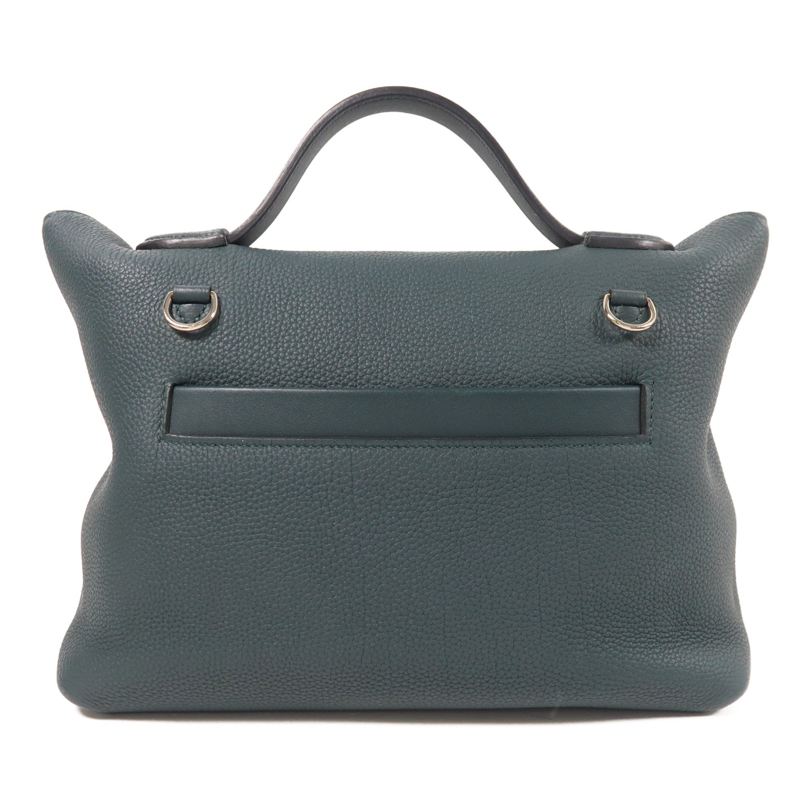 HERMES Togo皮革24/24 29cm銀扣手挽肩背兩用袋