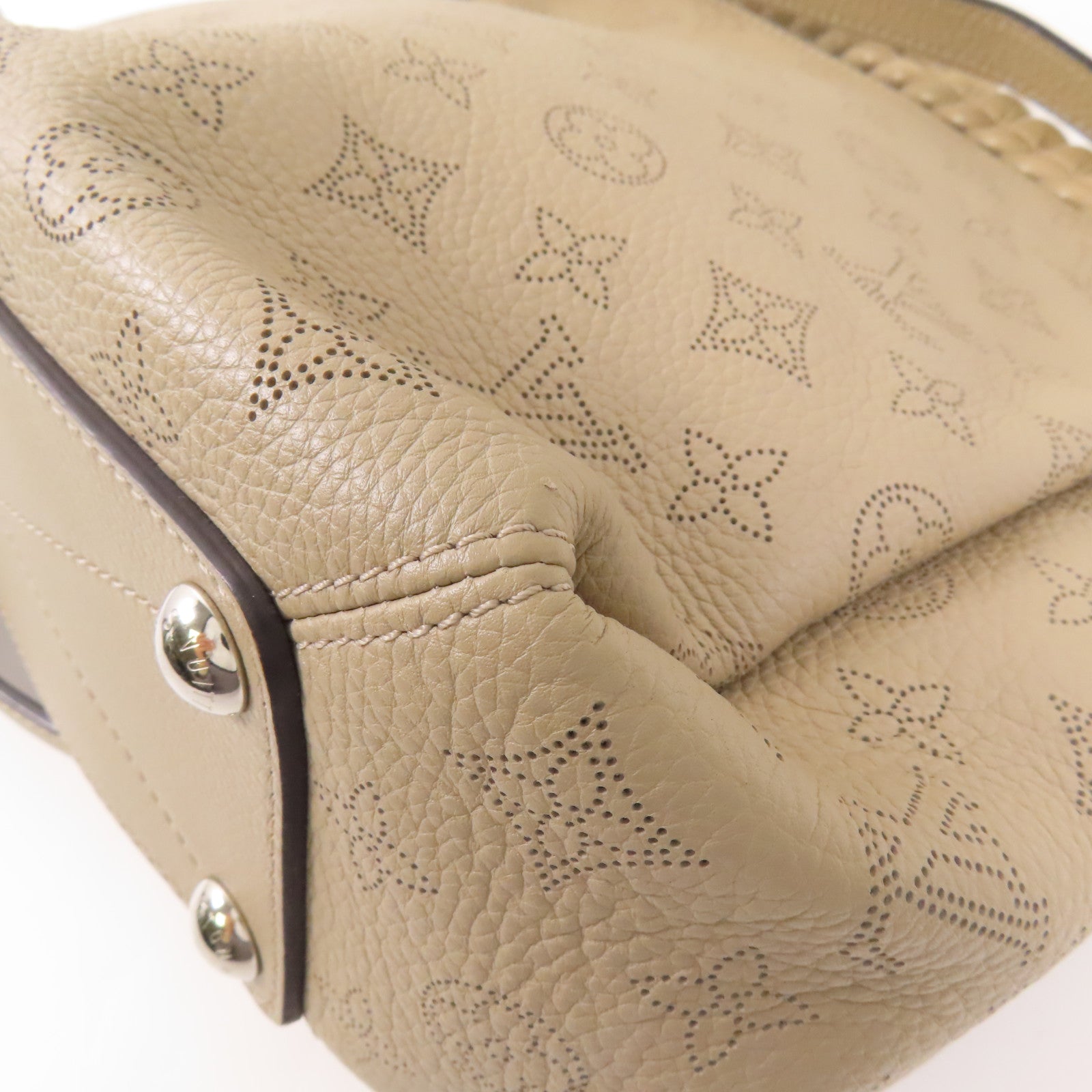 LOUIS VUITTON Mahina Babylon Chain BB銀扣手挽肩背兩用袋