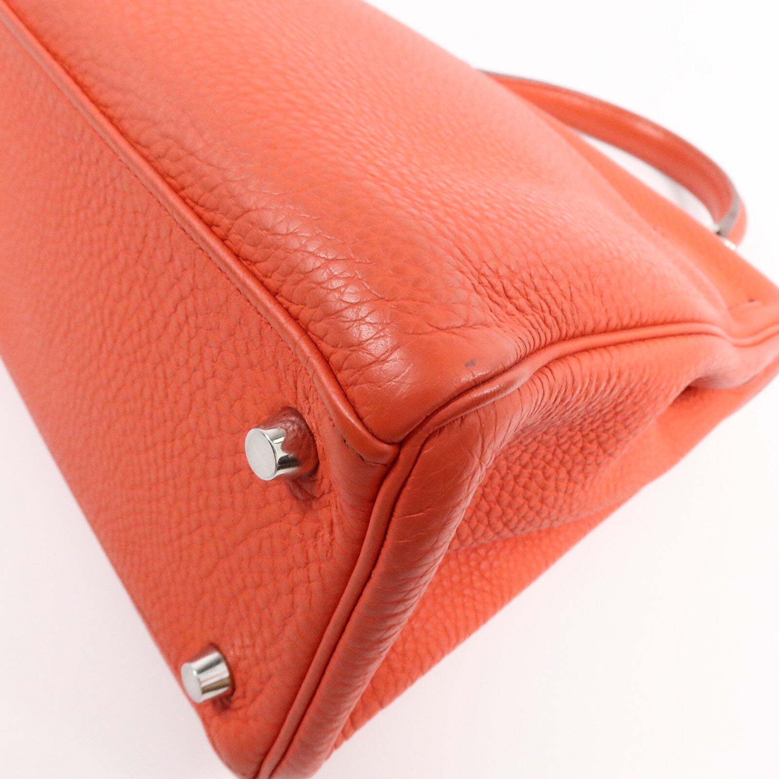 HERMES Togo皮革Kelly 28手挽肩背兩用袋Capucine