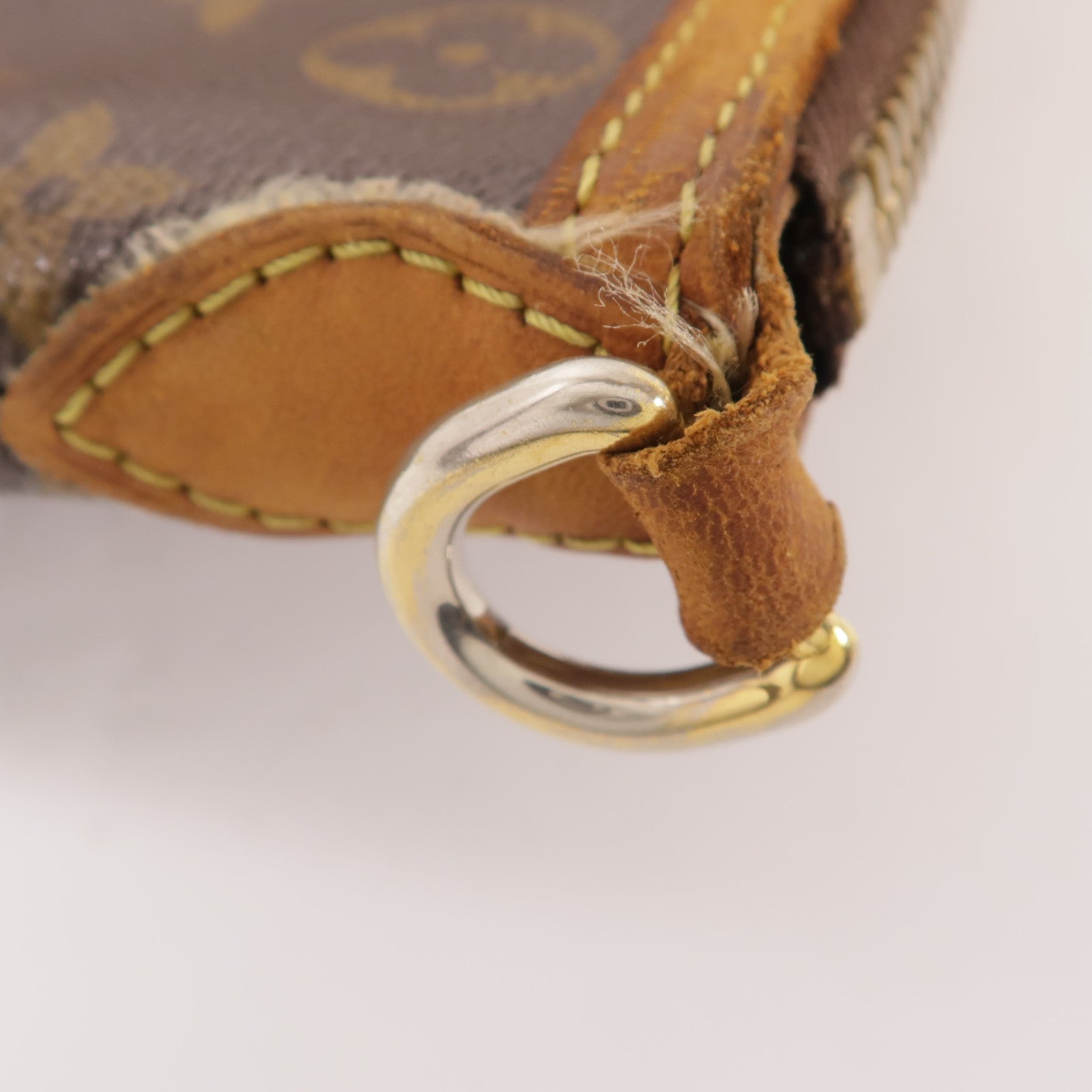 LOUIS VUITTON Monogram Palermo PM金扣手挽肩背兩用袋棕色