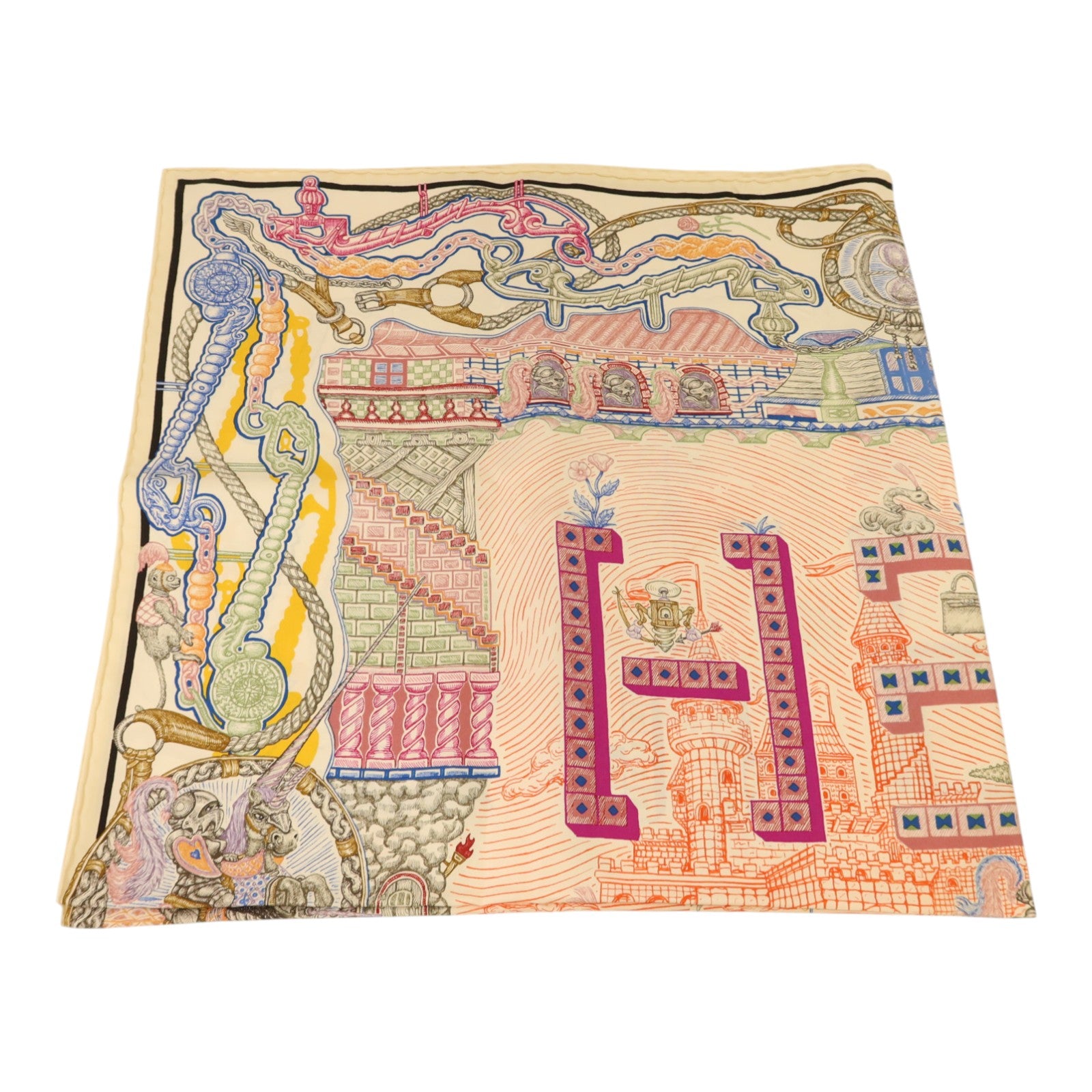 HERMES 絲質Scaft 90x90絲巾