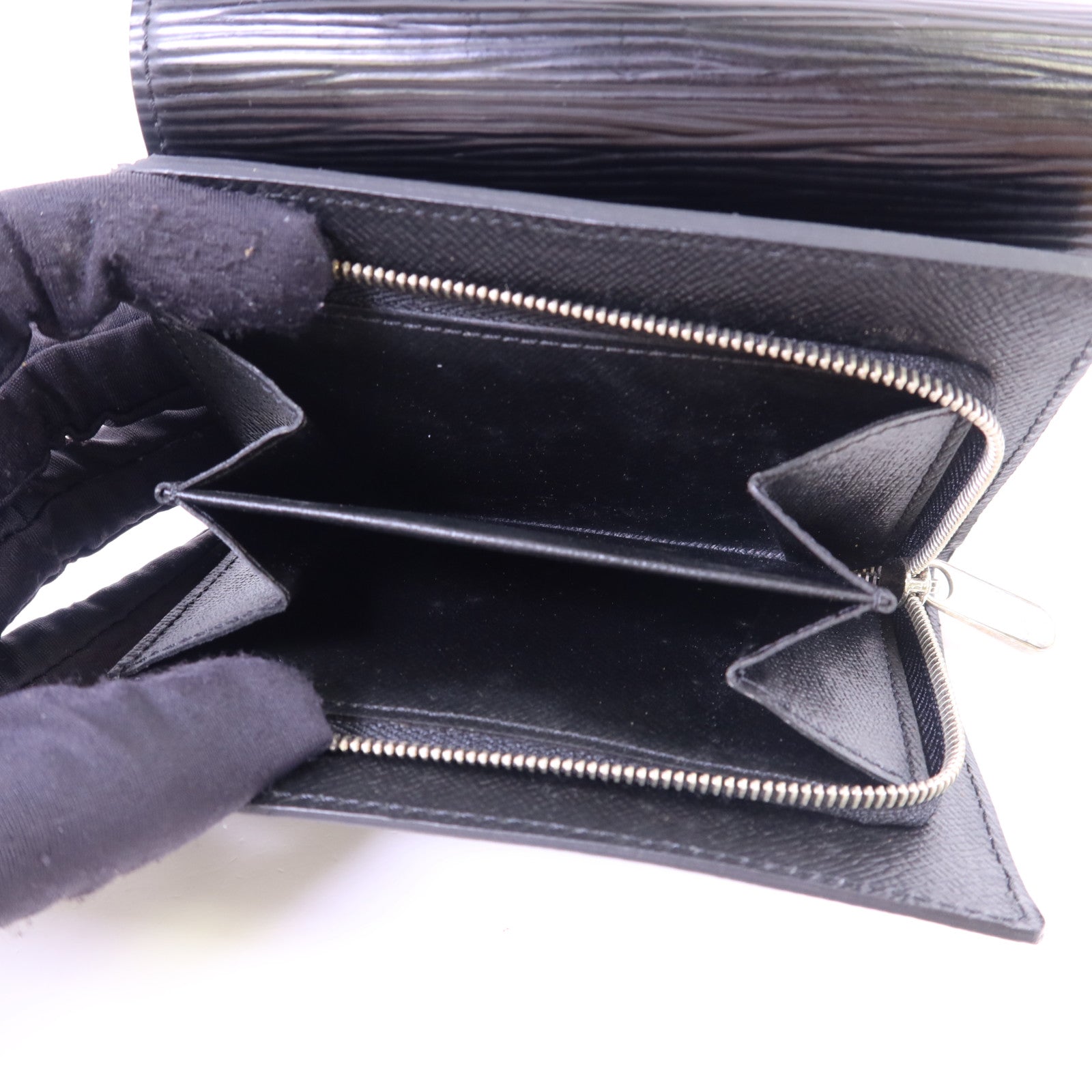 LOUIS VUITTON Epi Portefeuille Joey銀扣錢包