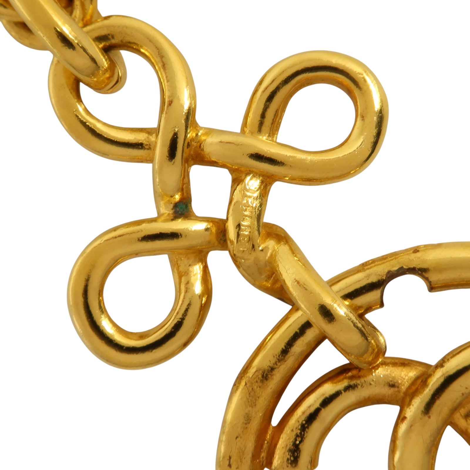 CHANEL 金屬Necklace金扣項鏈