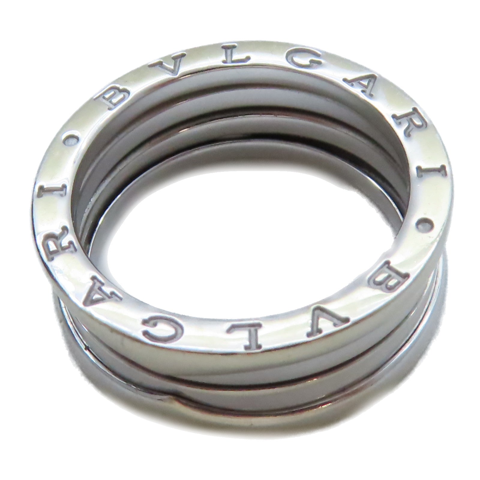 BVLGARI 18K白金B-zero1戒指US#8.5