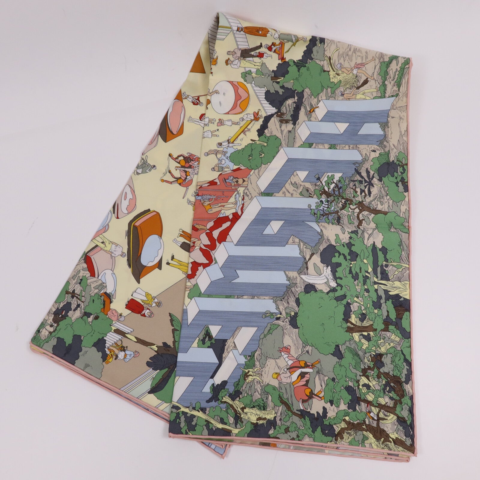 HERMES 絲質Scarf 90X90絲巾