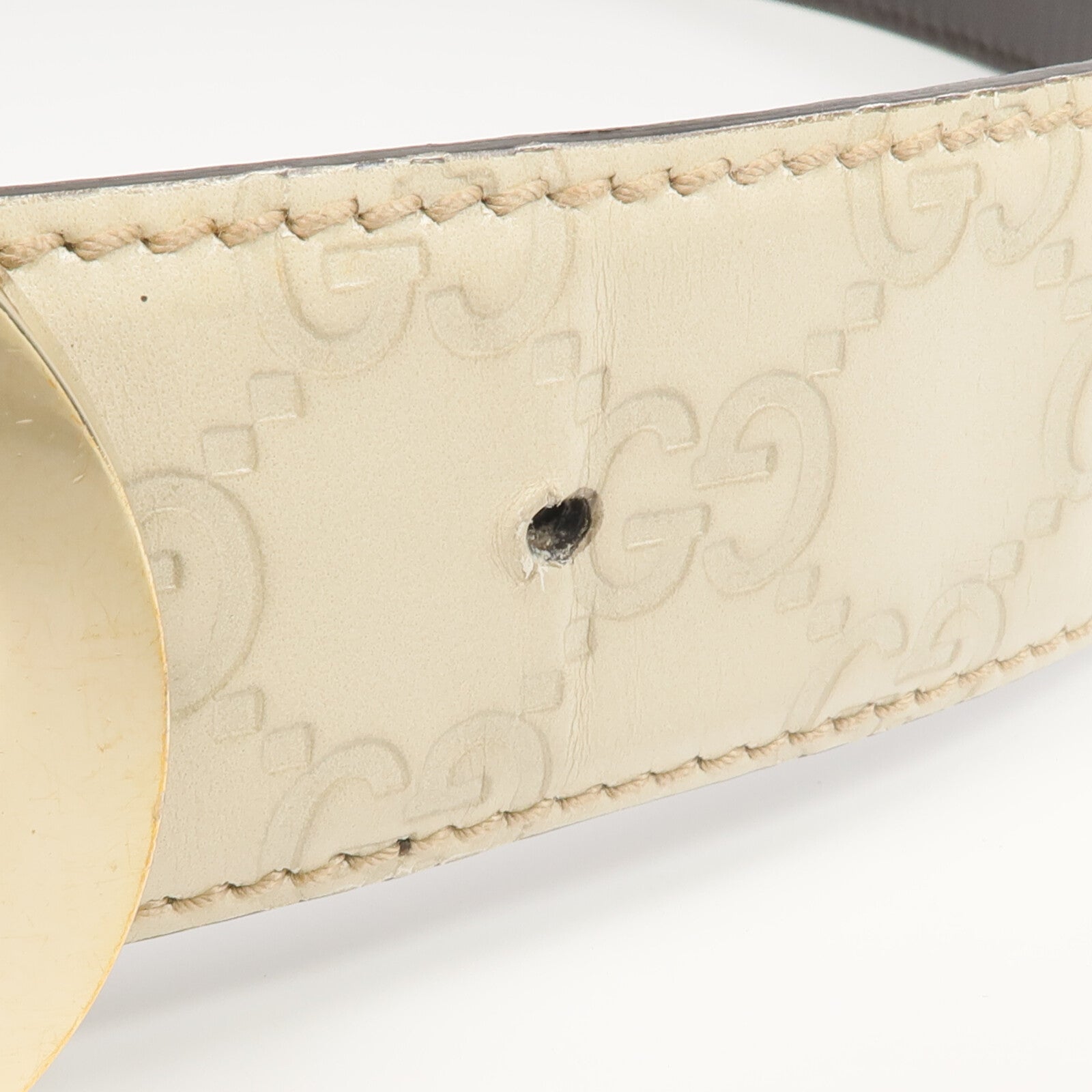 GUCCI 牛皮皮革Interlocking GG Belt皮帶
