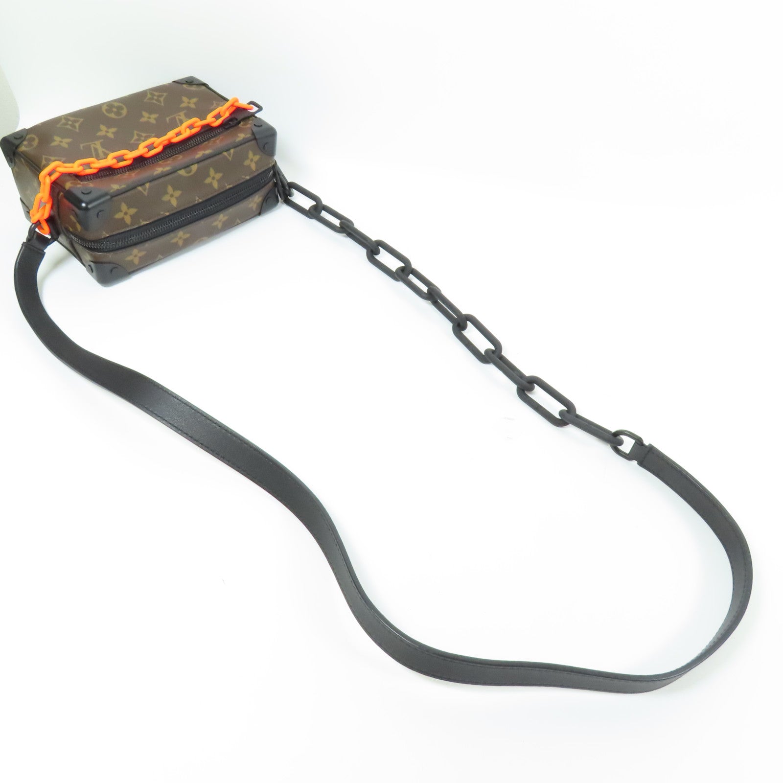 LOUIS VUITTON LV Mini Soft Trunk Shoulder Bag M44480 Monogram Solar Ray Brown
