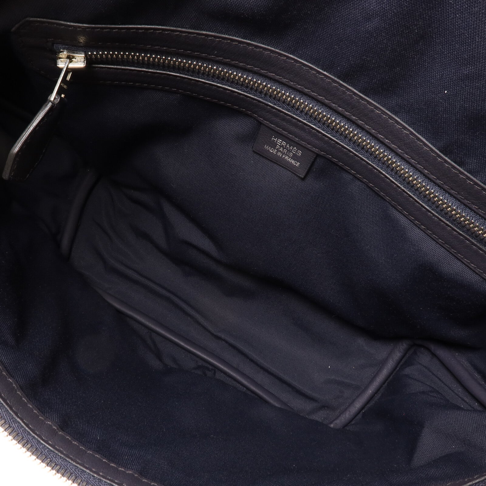 HERMES Evercolor皮革Sac Slide Cross肩背袋Bleu Nuit