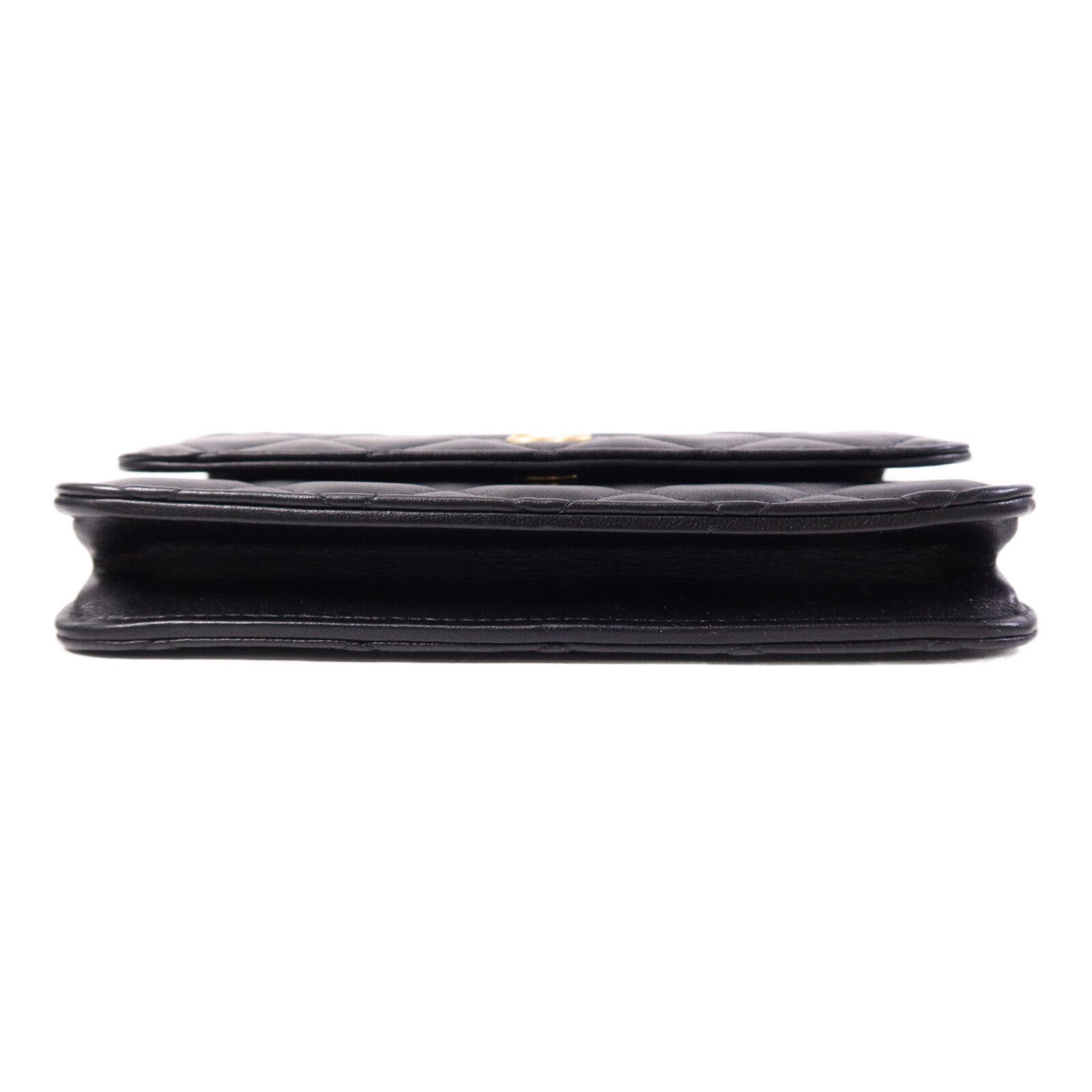 CHANEL 【激減優惠】羊皮皮革WOC Wallet On Chain金扣鏈帶肩背袋
