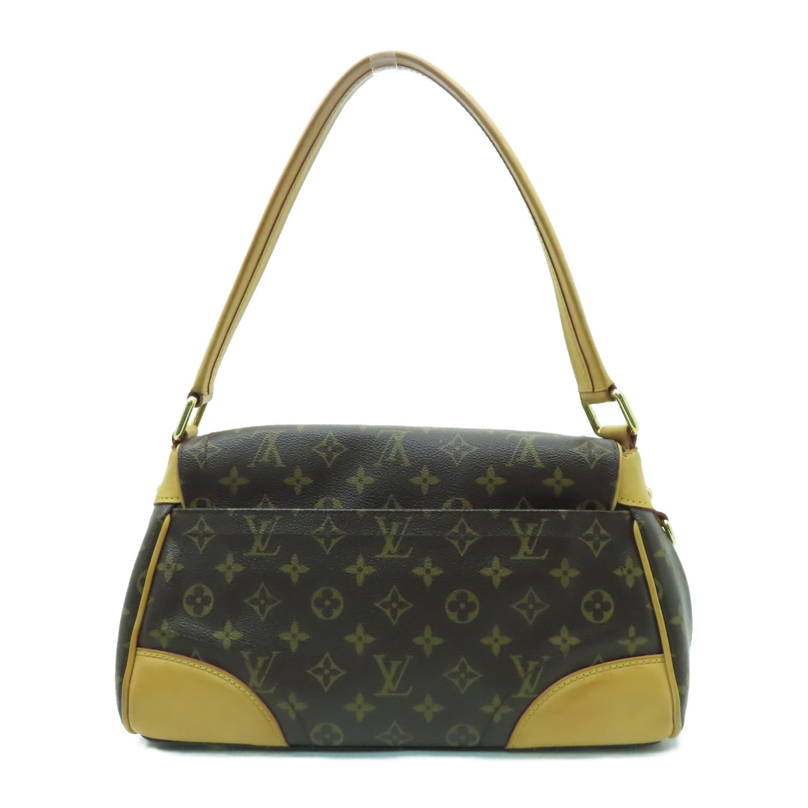 LOUIS VUITTON 【激減優惠】Monogram Beverly MM金扣肩背袋啡色