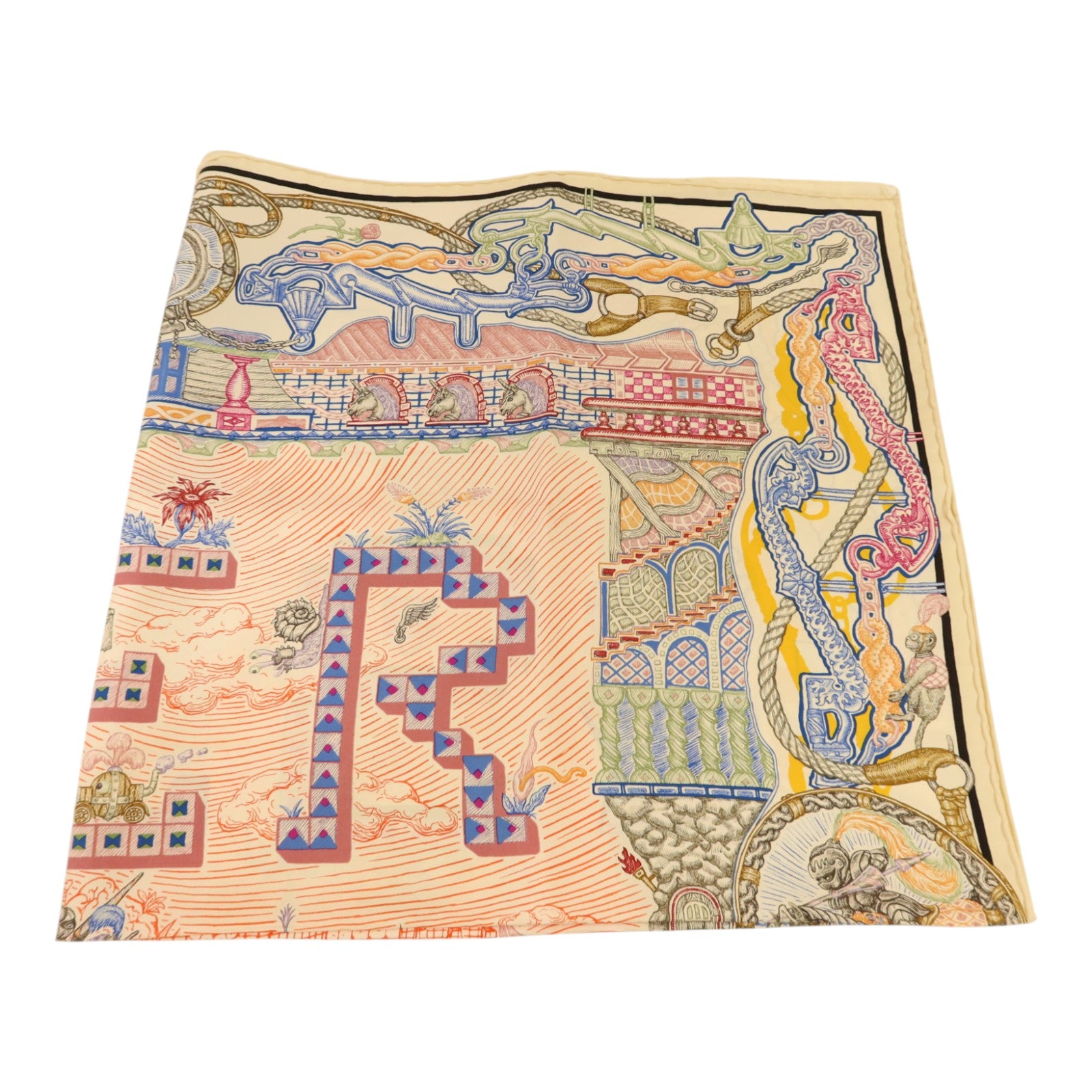 HERMES 絲質Scaft 90x90絲巾