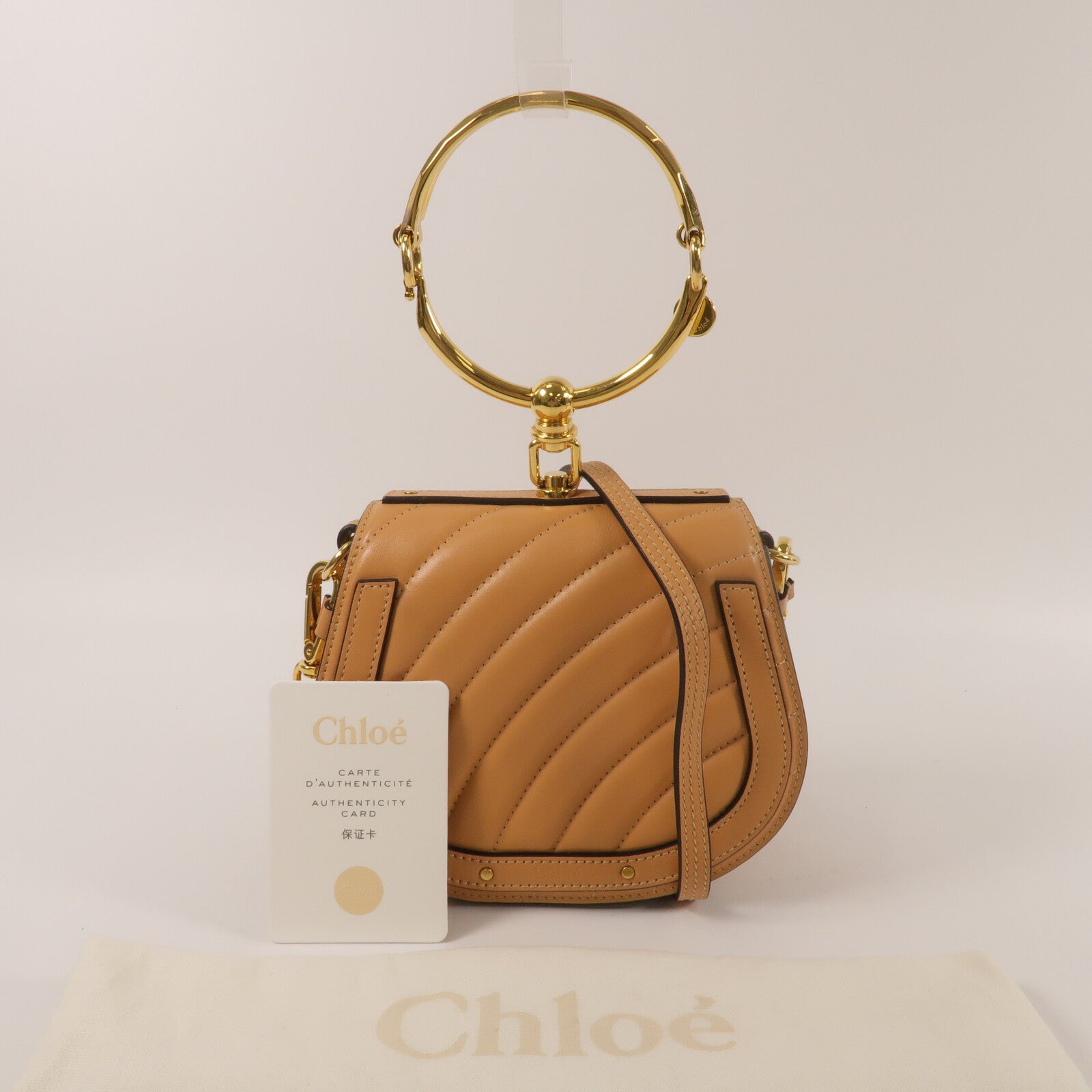 Chloe 牛皮皮革Nile手挽肩背兩用袋