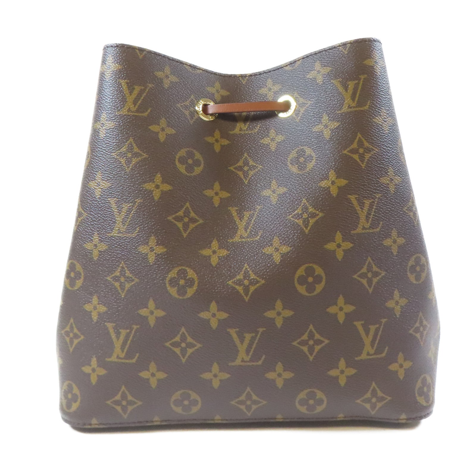 LOUIS VUITTON Monogram Neo Noe MM金扣肩背袋啡色
