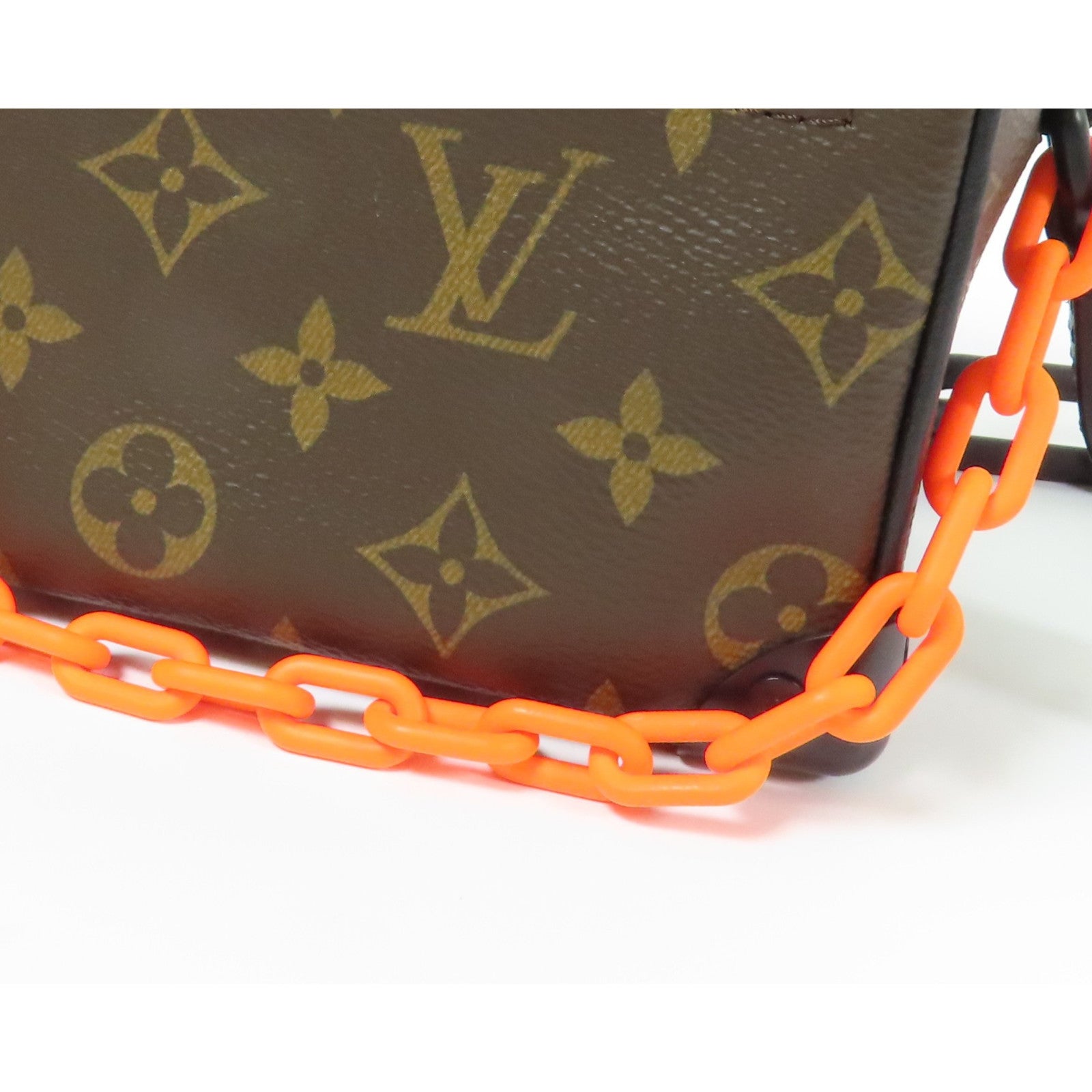 LOUIS VUITTON LV Mini Soft Trunk Shoulder Bag M44480 Monogram Solar Ray Brown